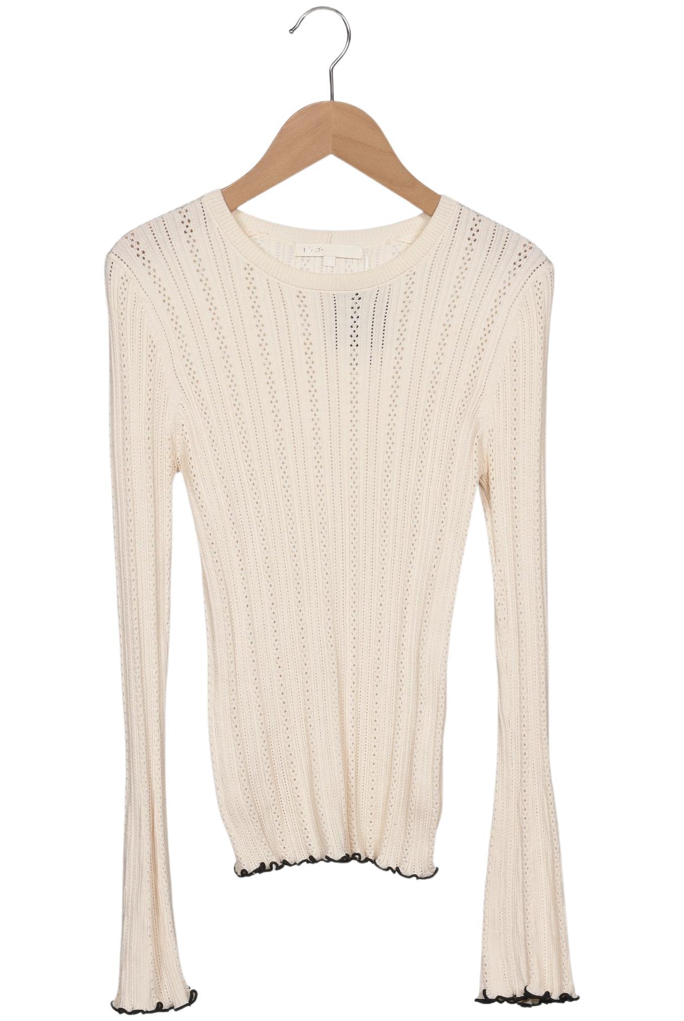 

maje Damen Langarmshirt, cremeweiß, Gr. 38