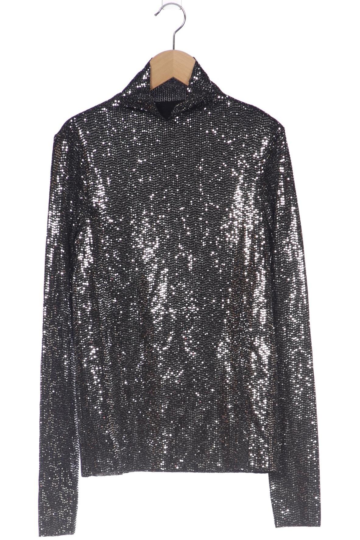 

maje Damen Langarmshirt, silber, Gr. 38
