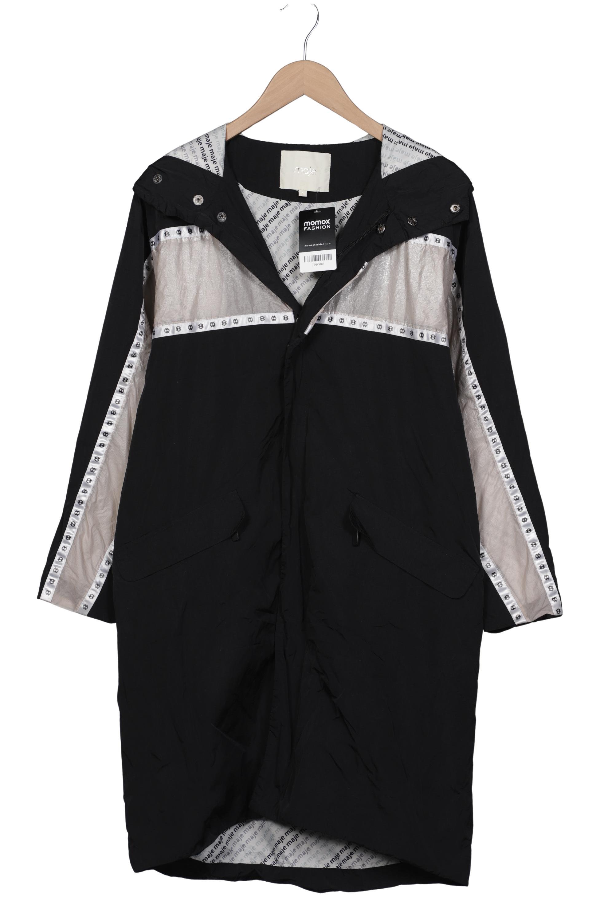 

maje Damen Mantel, schwarz, Gr. 36