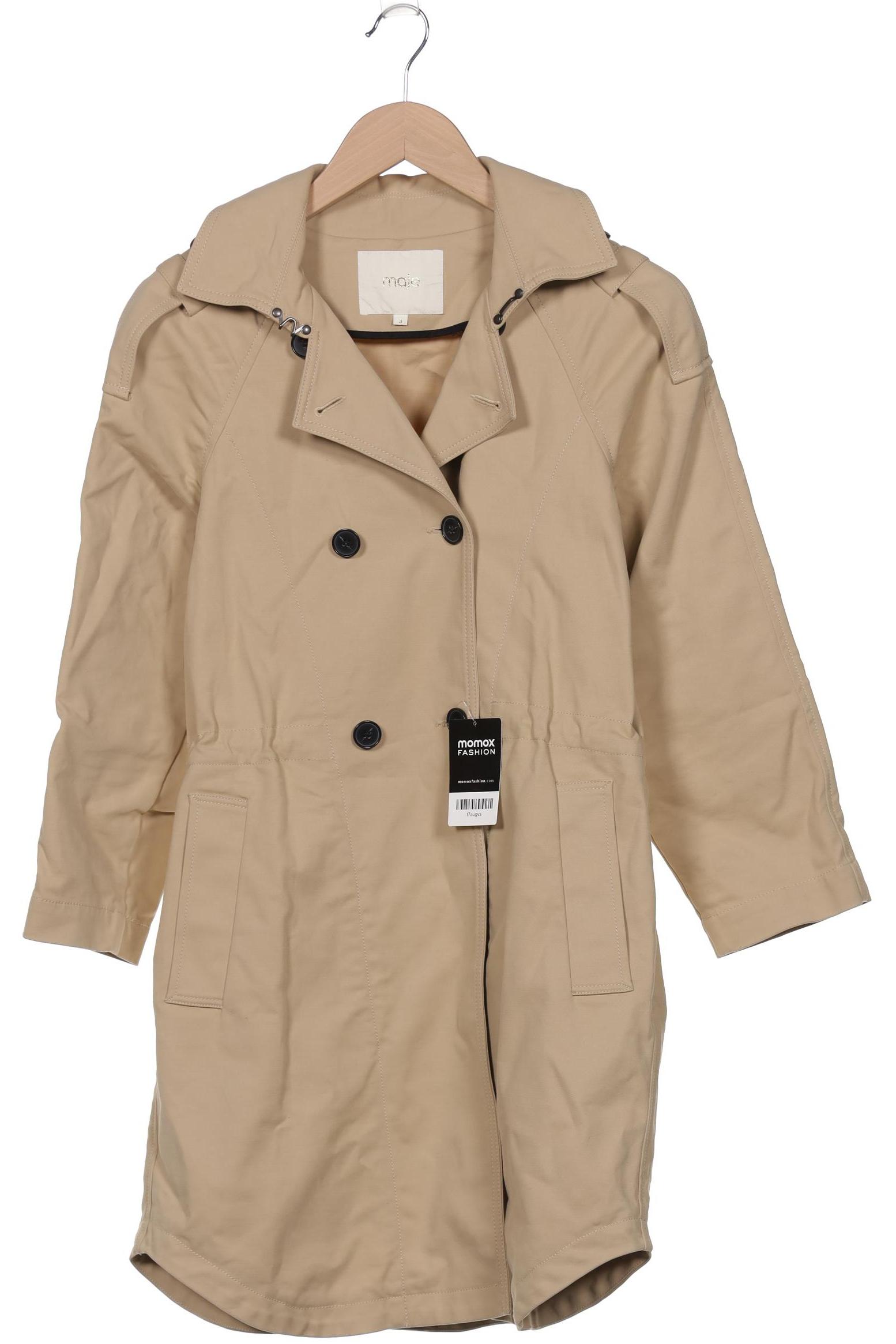 

maje Damen Mantel, beige, Gr. 42