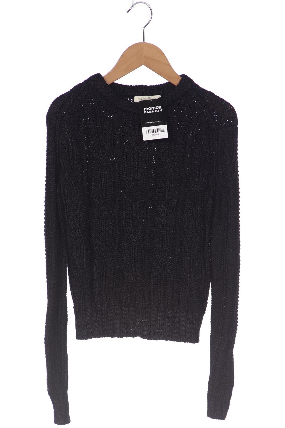 

maje Damen Pullover, schwarz, Gr. 36