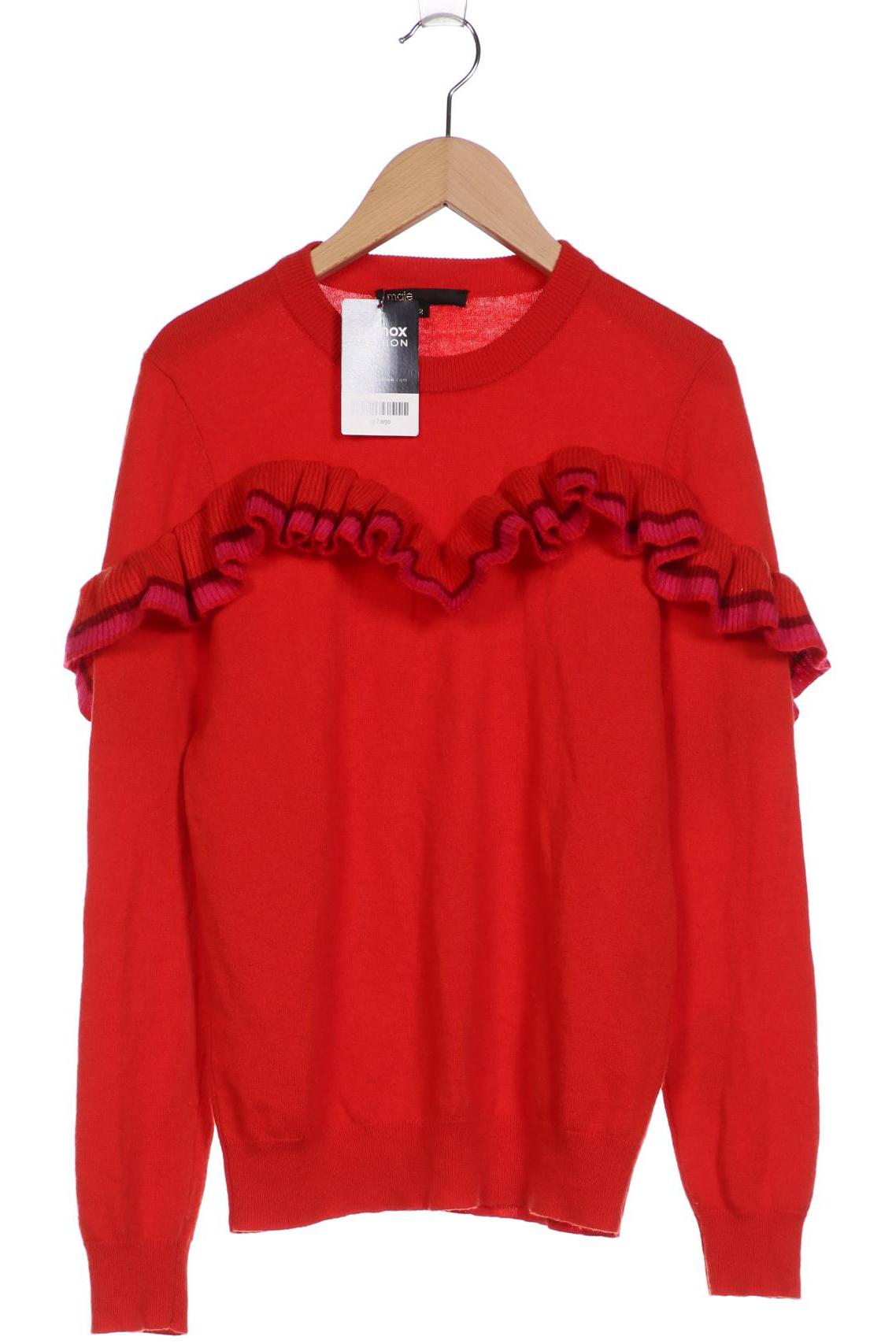 

maje Damen Pullover, rot, Gr. 38