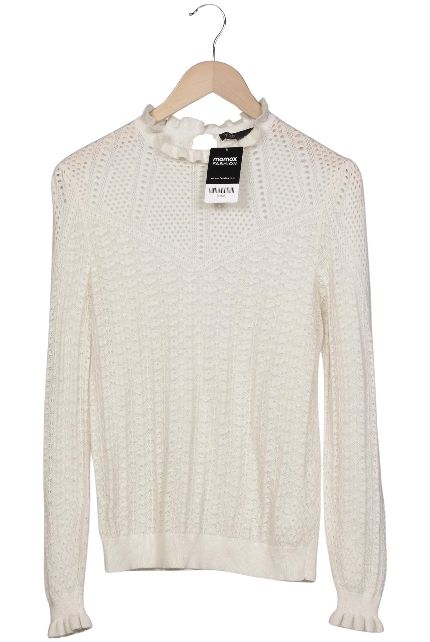 

maje Damen Pullover, weiß, Gr. 42