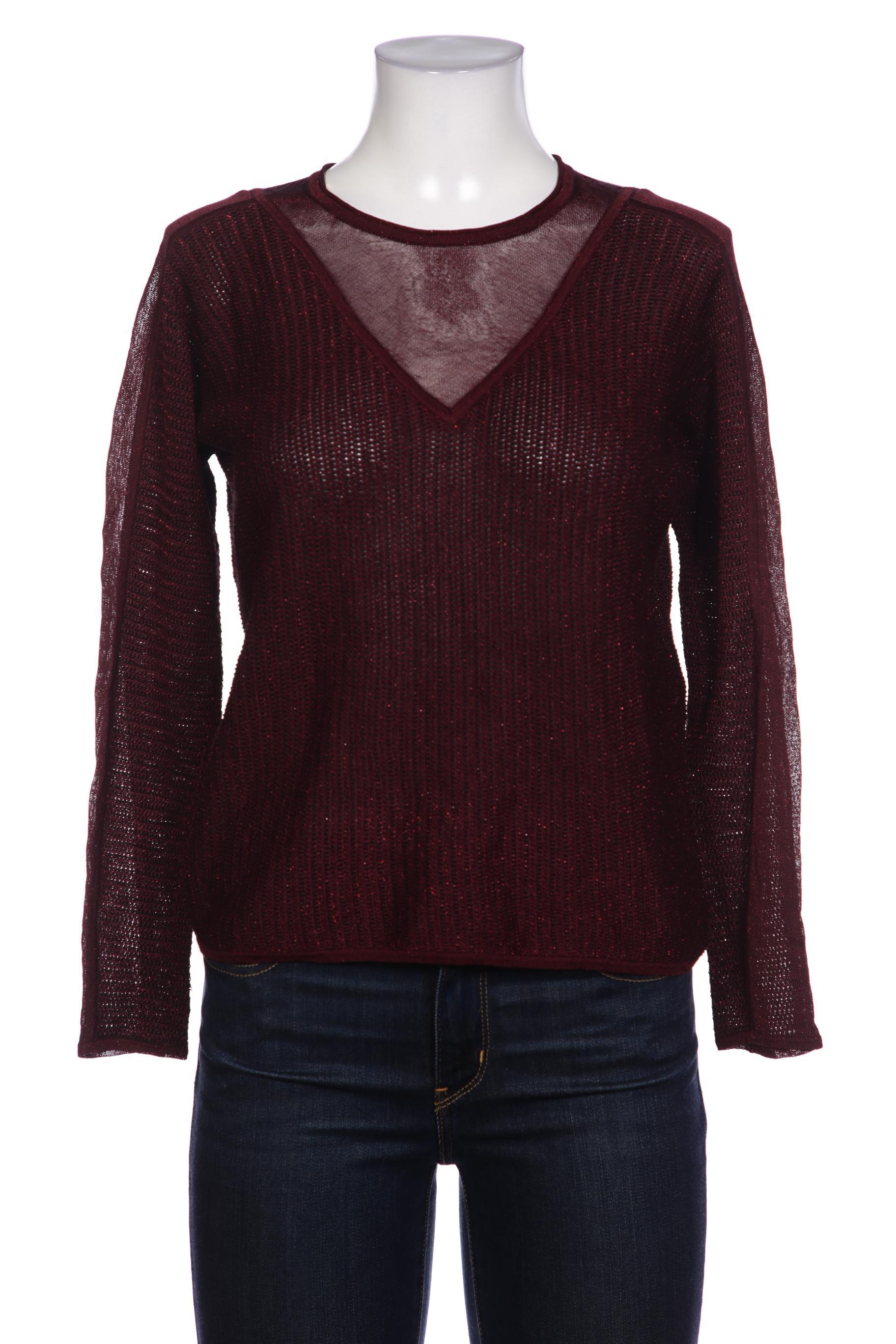 

maje Damen Pullover, bordeaux, Gr. 36