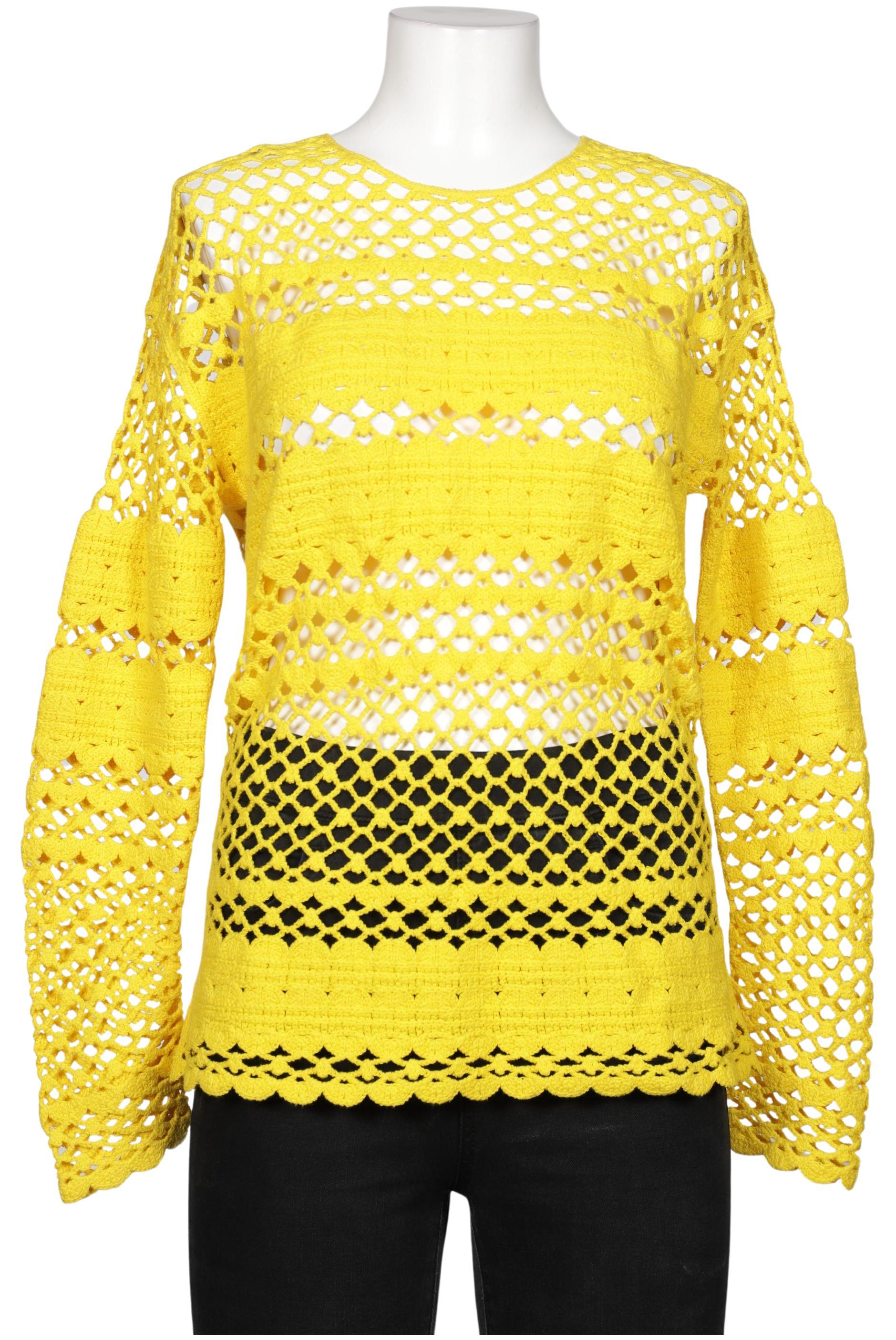 

maje Damen Pullover, gelb, Gr. 42