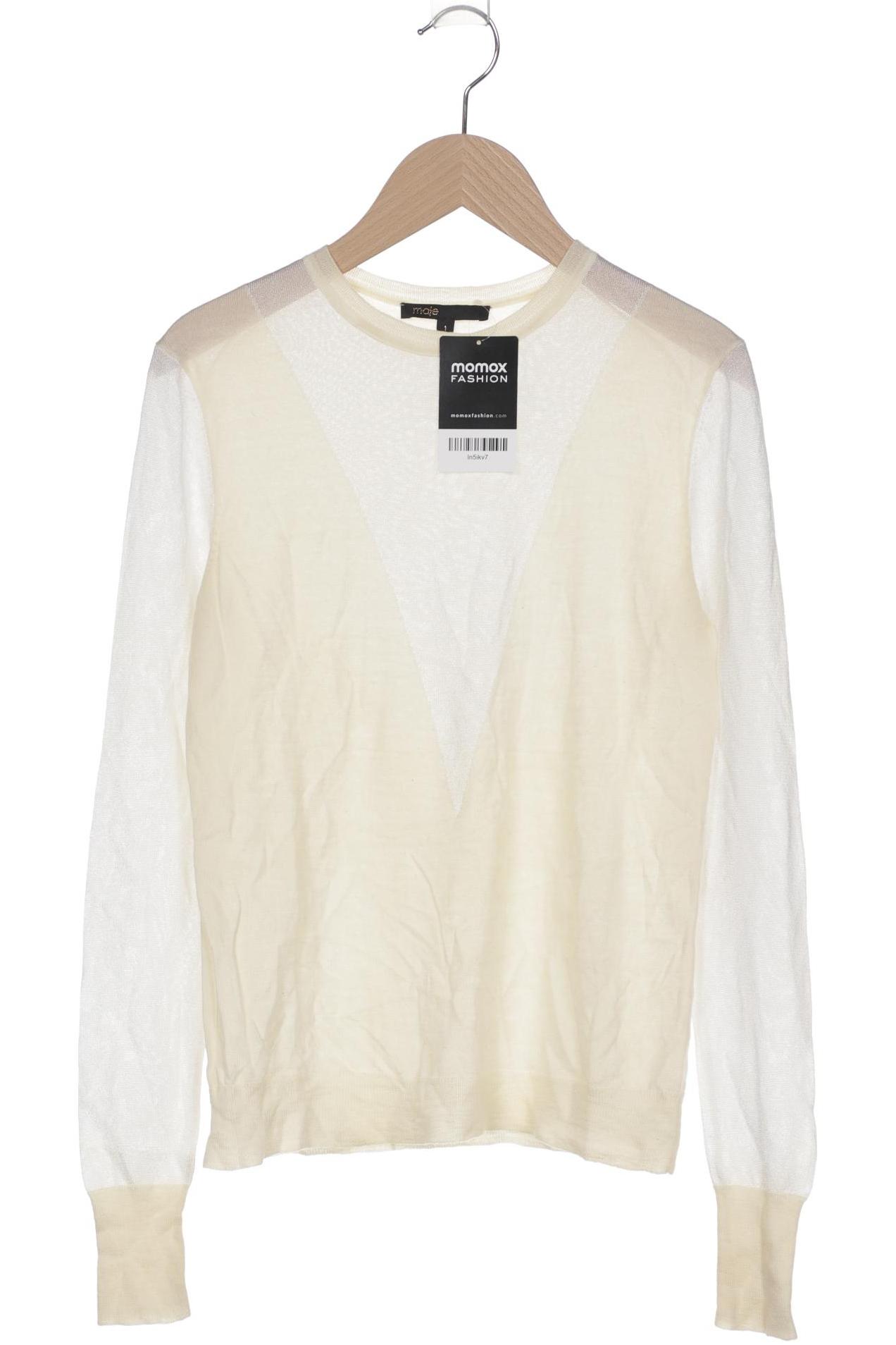 

maje Damen Pullover, cremeweiß, Gr. 36