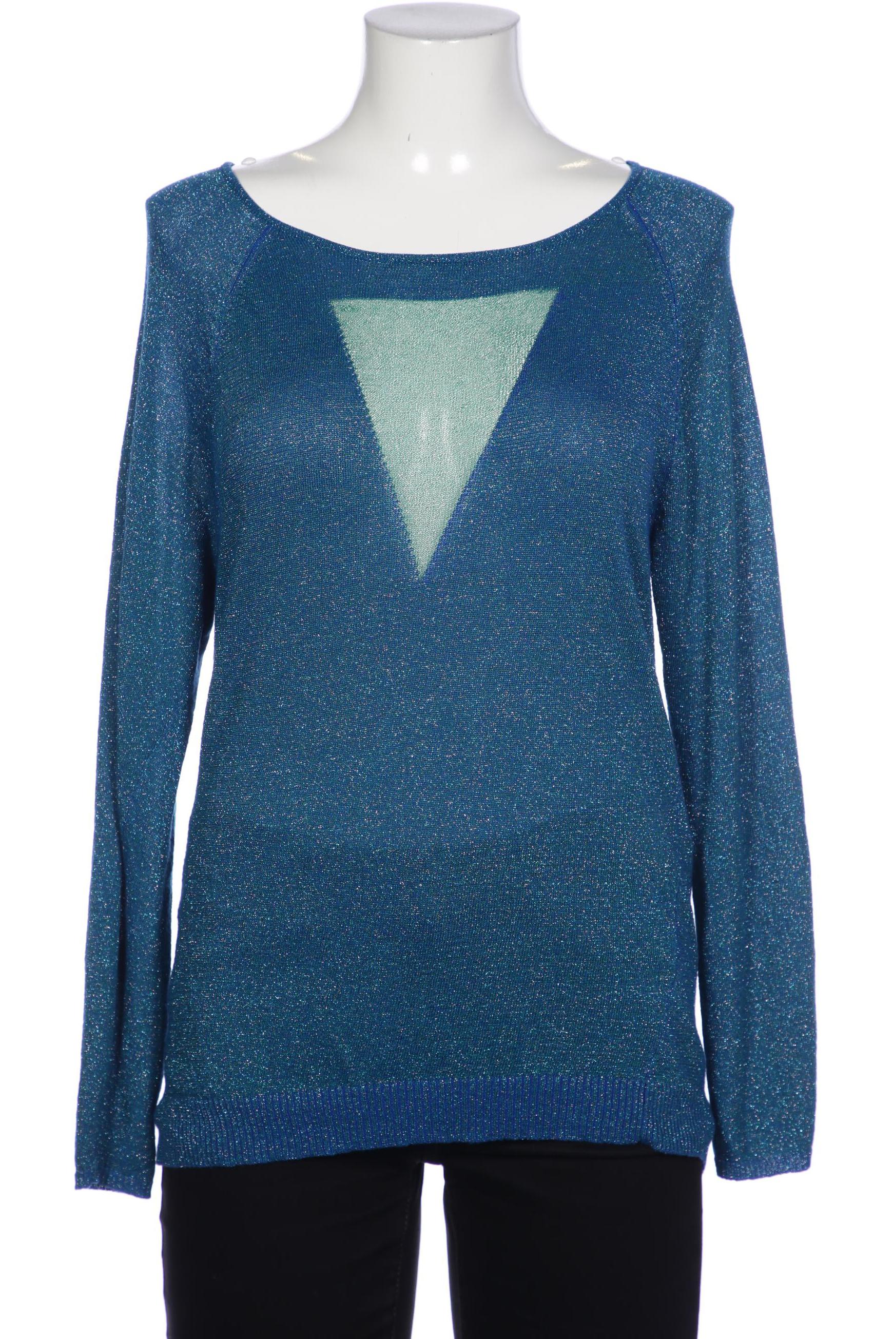 

maje Damen Pullover, blau, Gr. 42