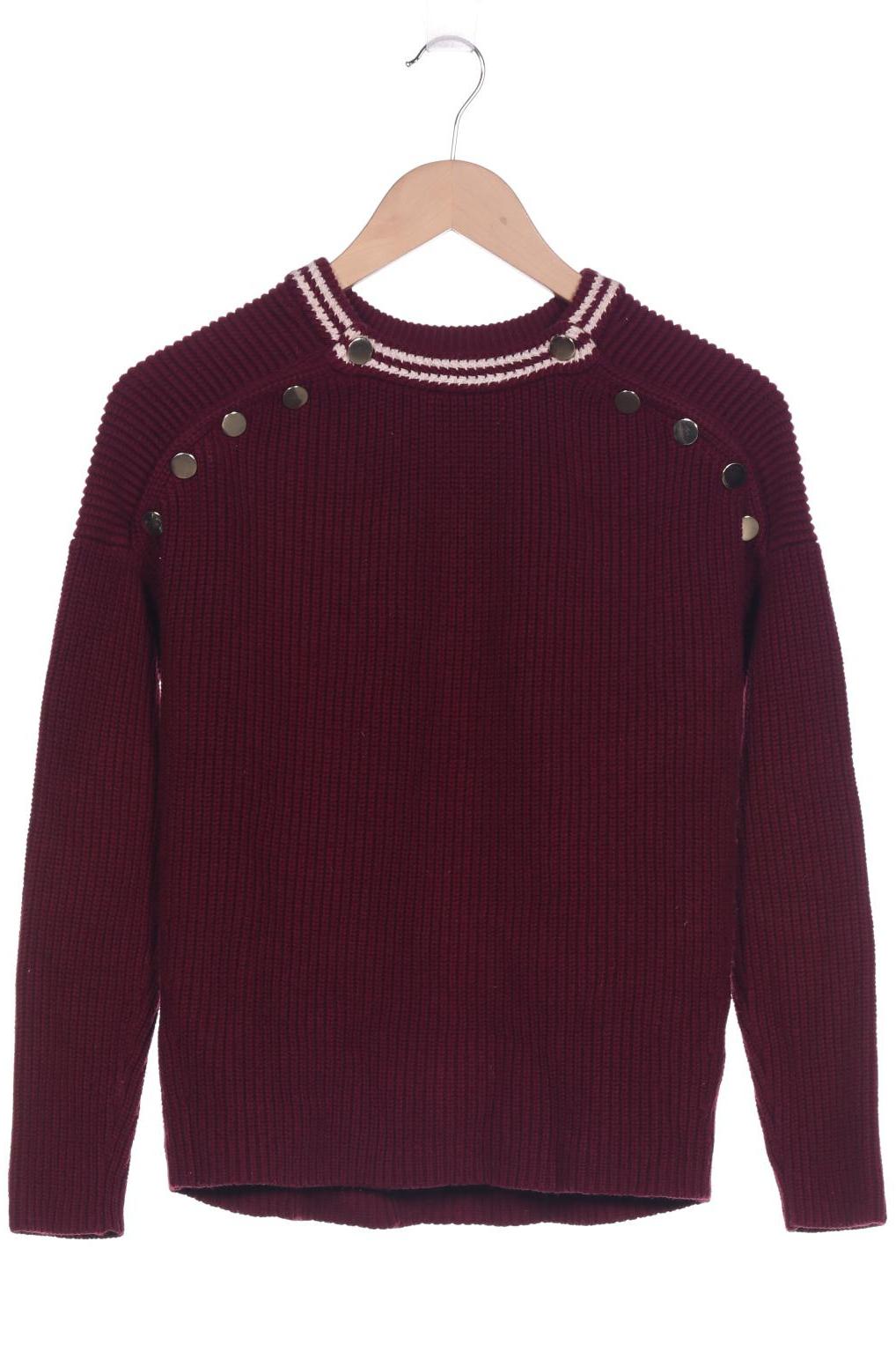 

maje Damen Pullover, bordeaux, Gr. 36