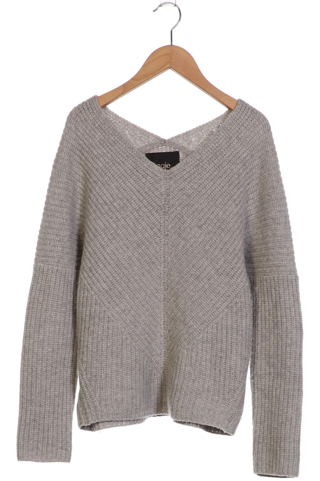 

maje Damen Pullover, grau, Gr. 36