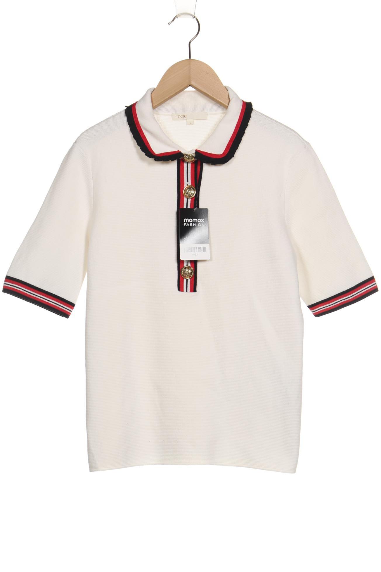 

maje Damen Pullover, weiß, Gr. 38