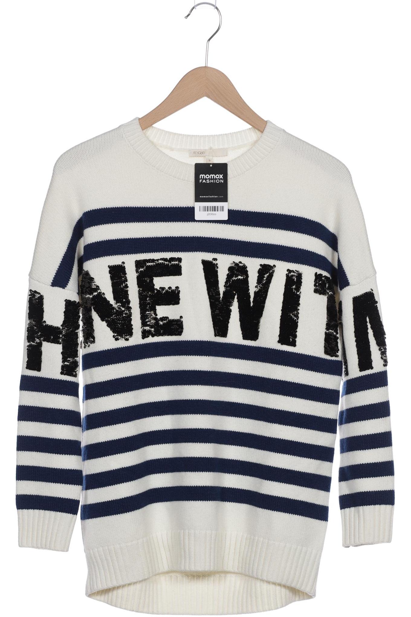 

maje Damen Pullover, weiß