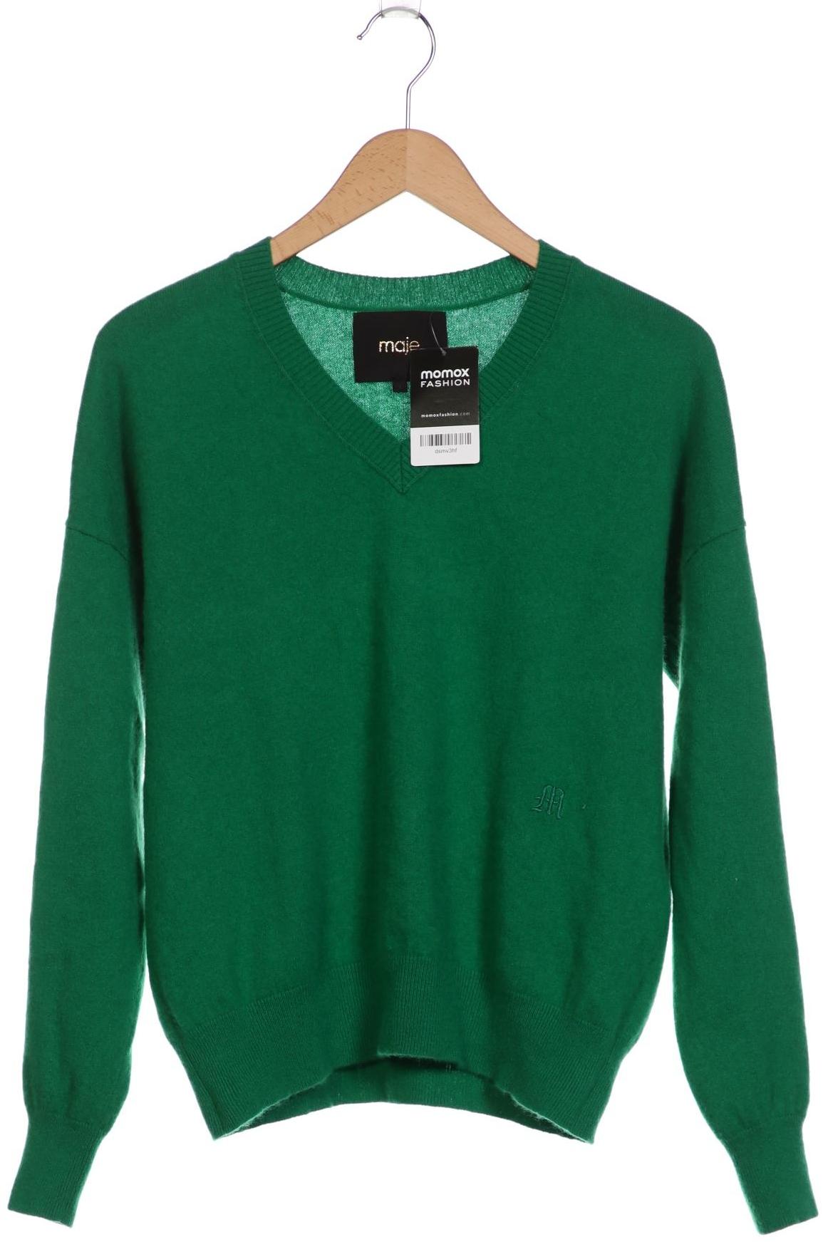 

maje Damen Pullover, grün, Gr. 36