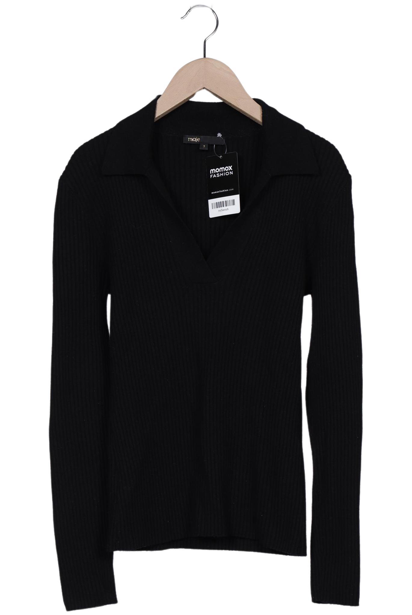 

maje Damen Pullover, schwarz, Gr. 42