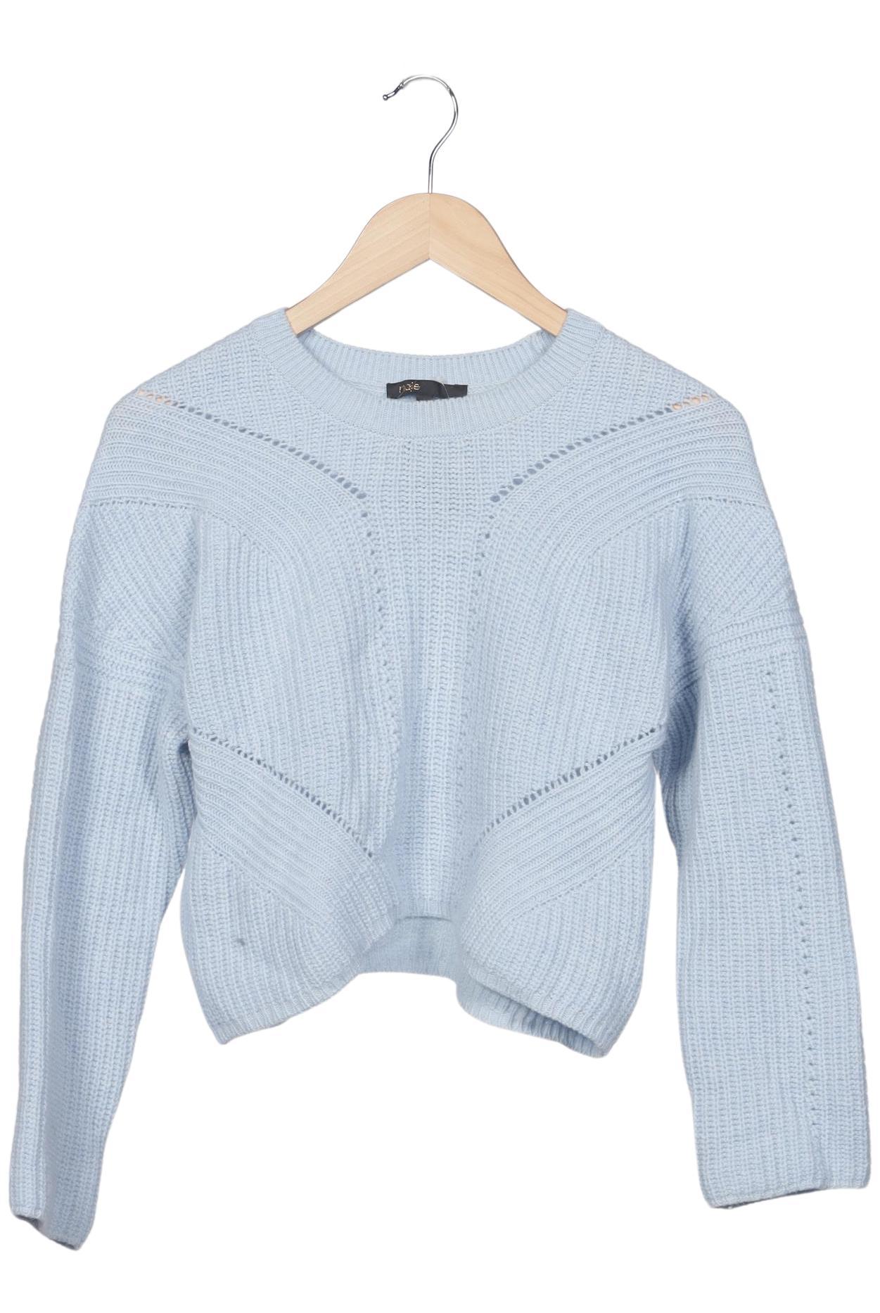 

maje Damen Pullover, hellblau, Gr. 36