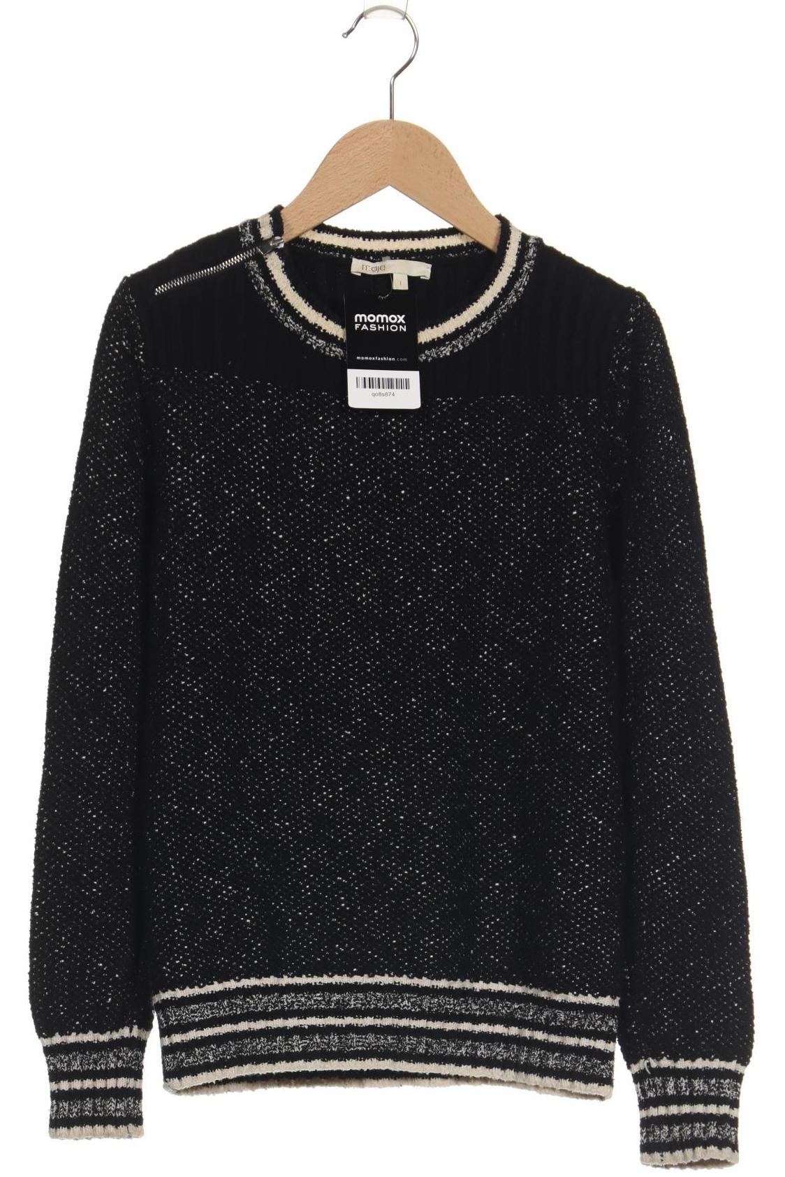 

maje Damen Pullover, schwarz, Gr. 36
