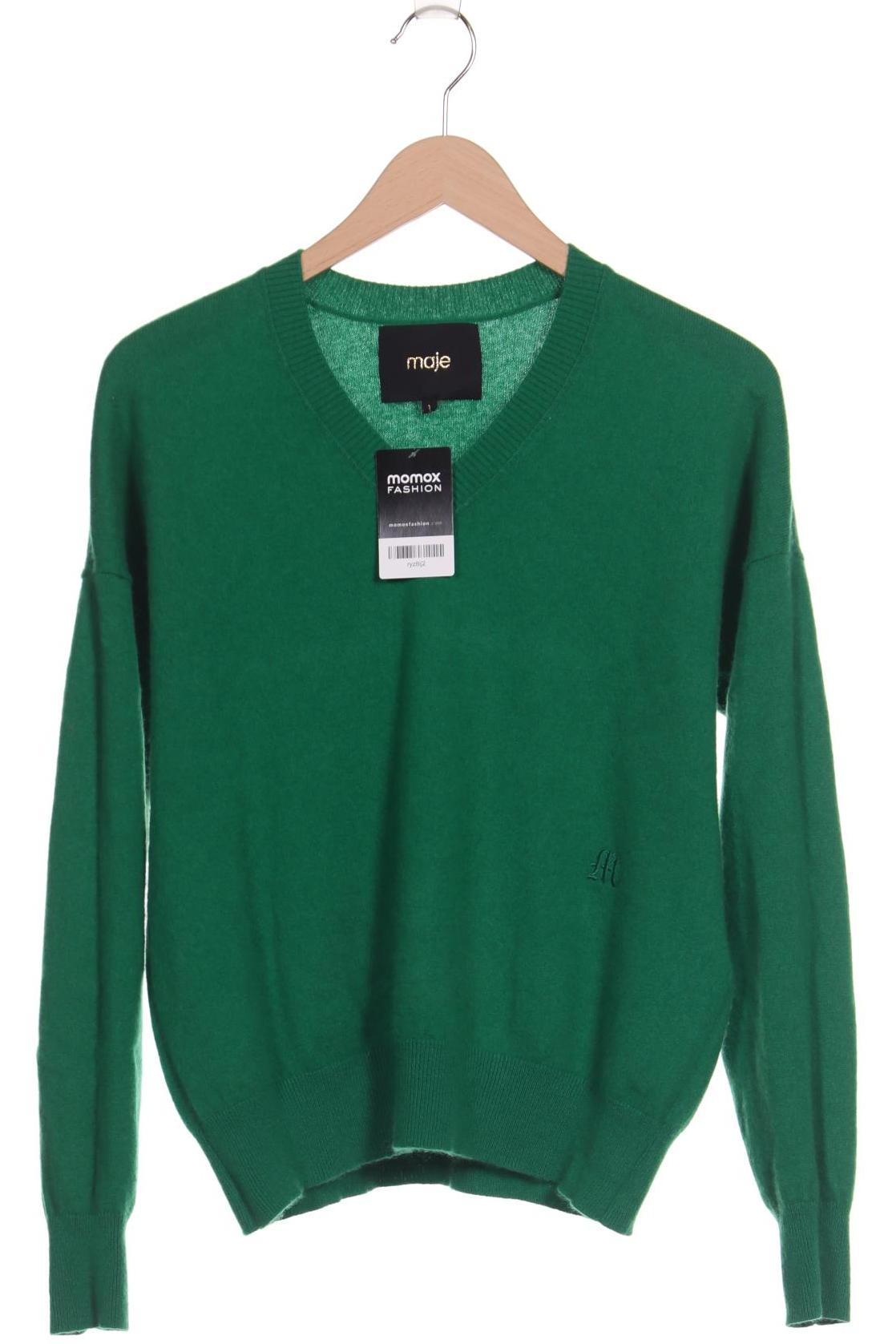 

maje Damen Pullover, grün, Gr. 36