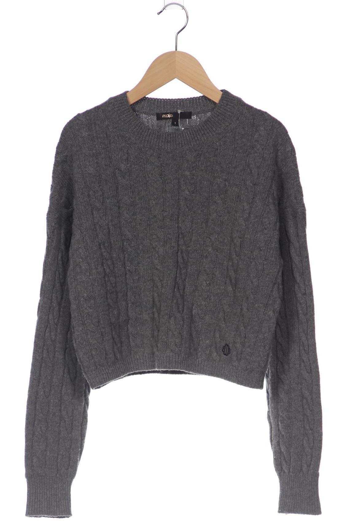 

maje Damen Pullover, grau, Gr. 36