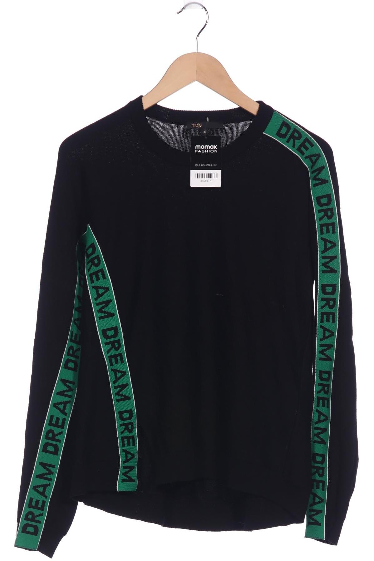 

maje Damen Pullover, schwarz, Gr. 38
