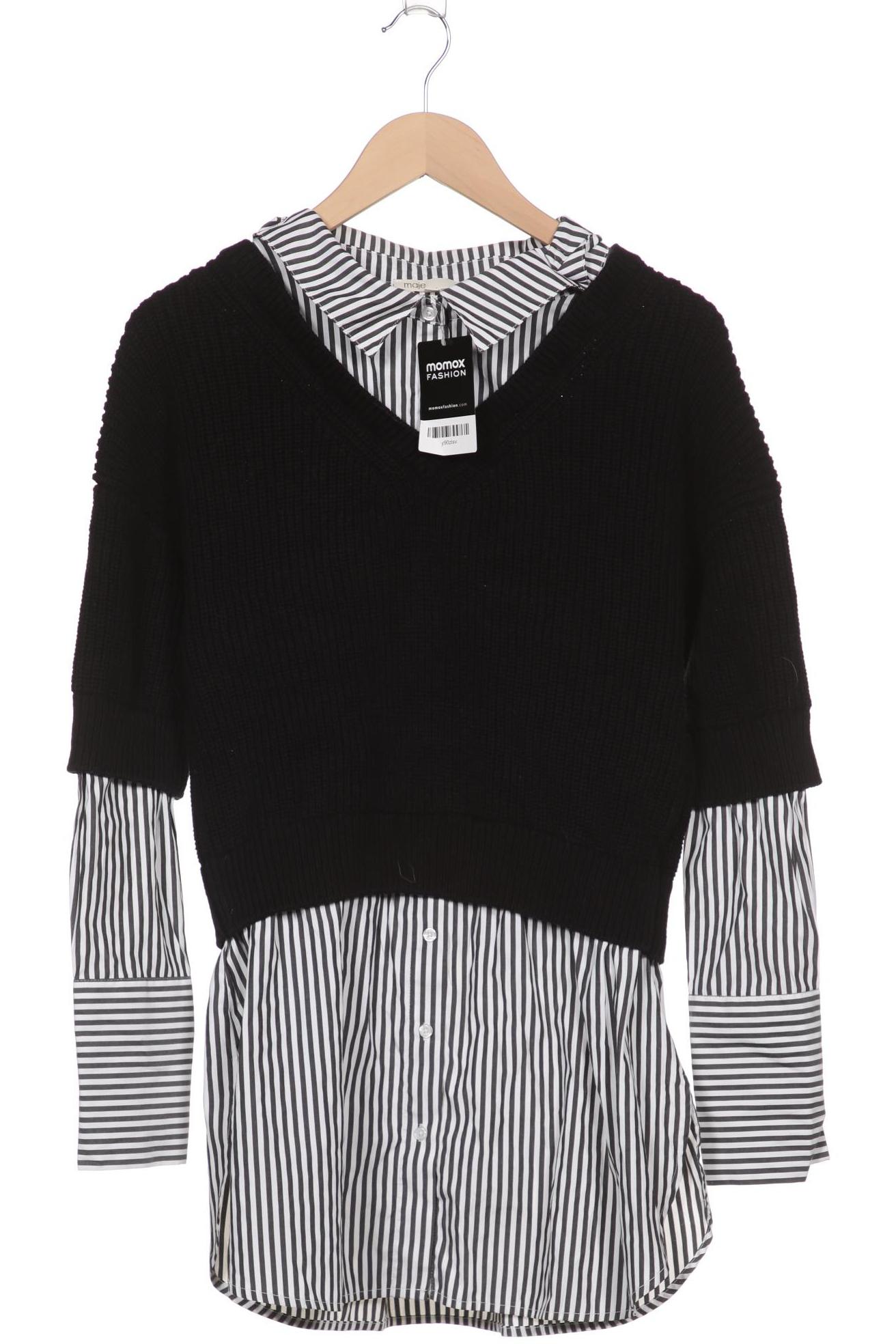 

maje Damen Pullover, schwarz