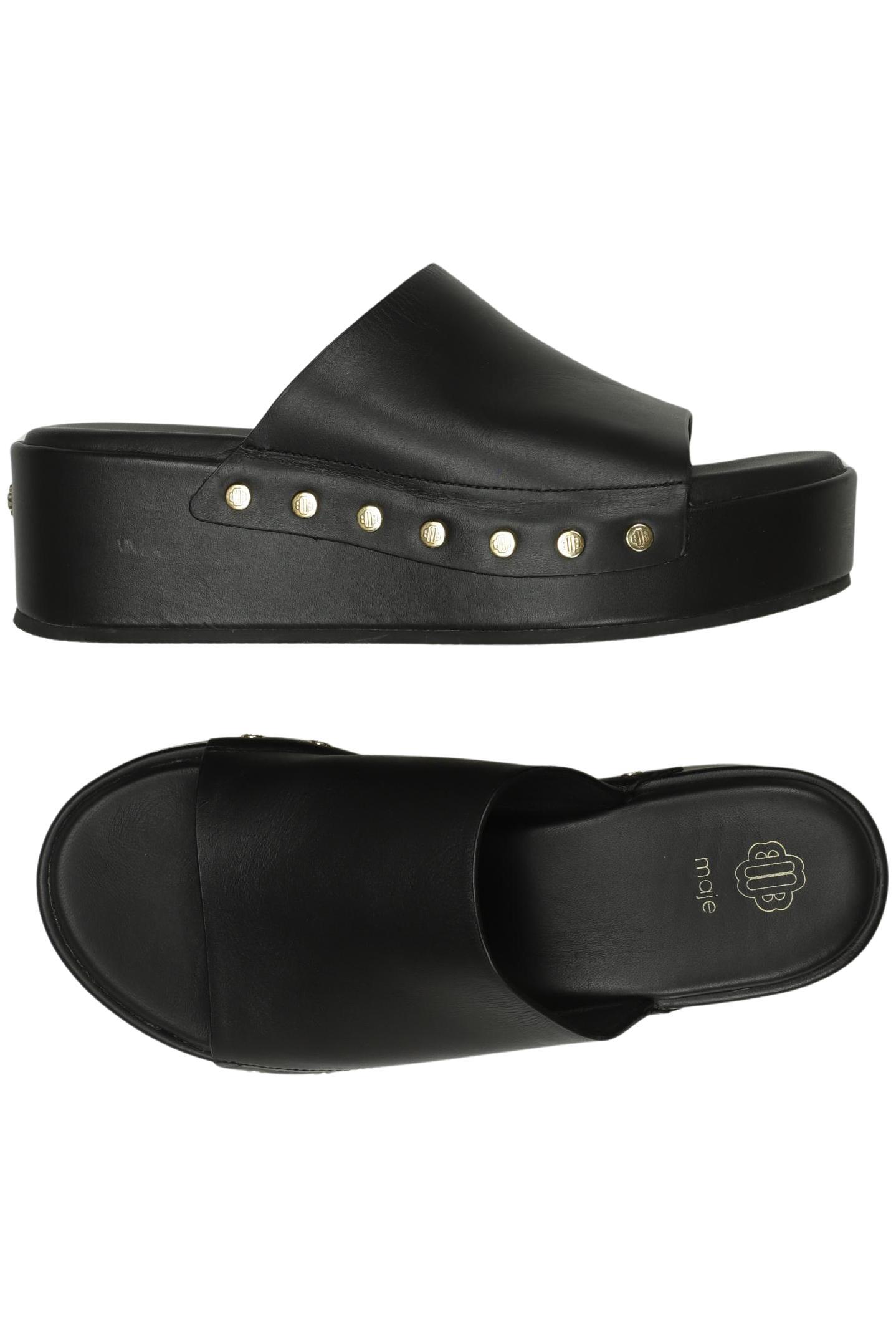 

maje Damen Sandale, schwarz, Gr. 38