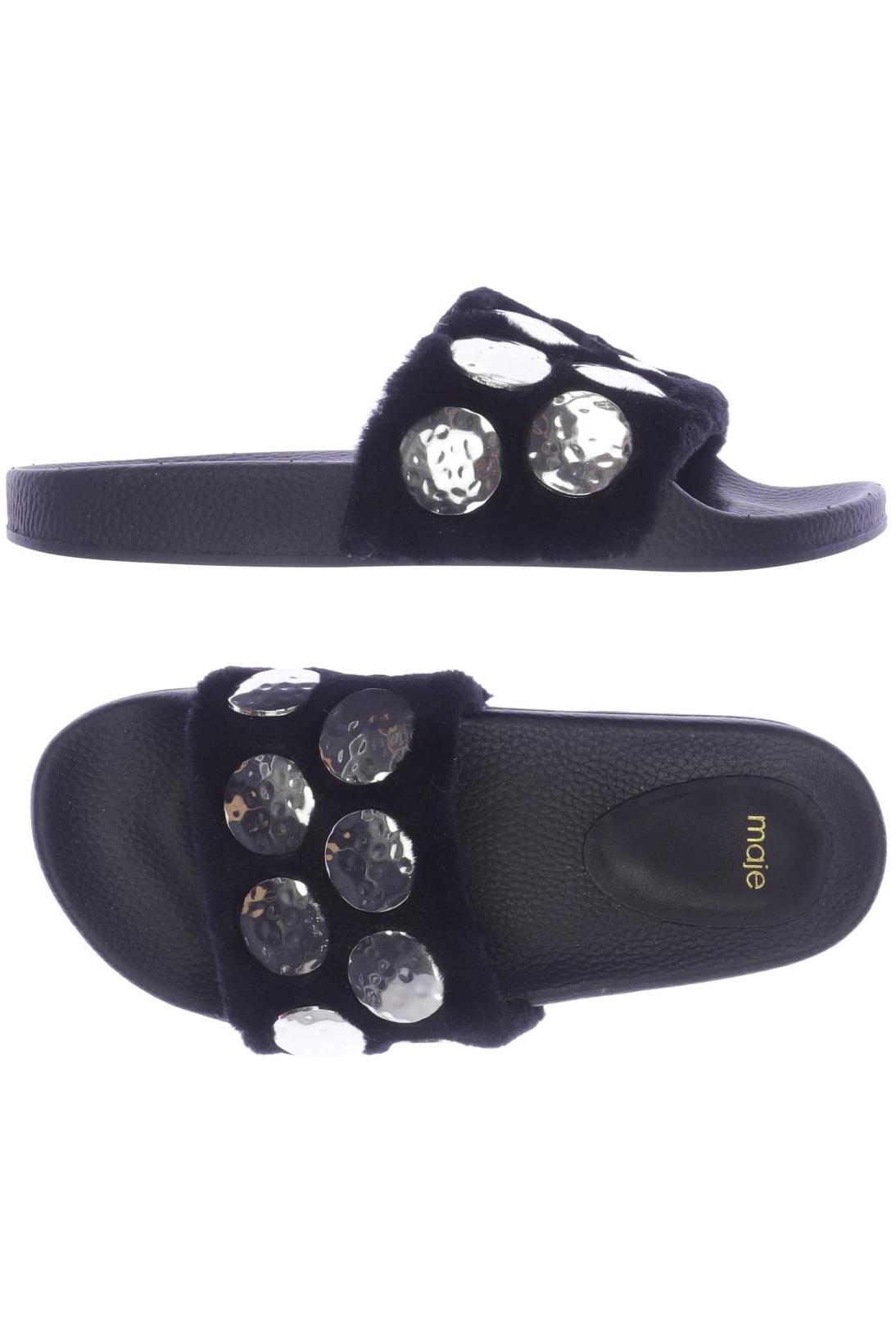 

maje Damen Sandale, schwarz, Gr. 36