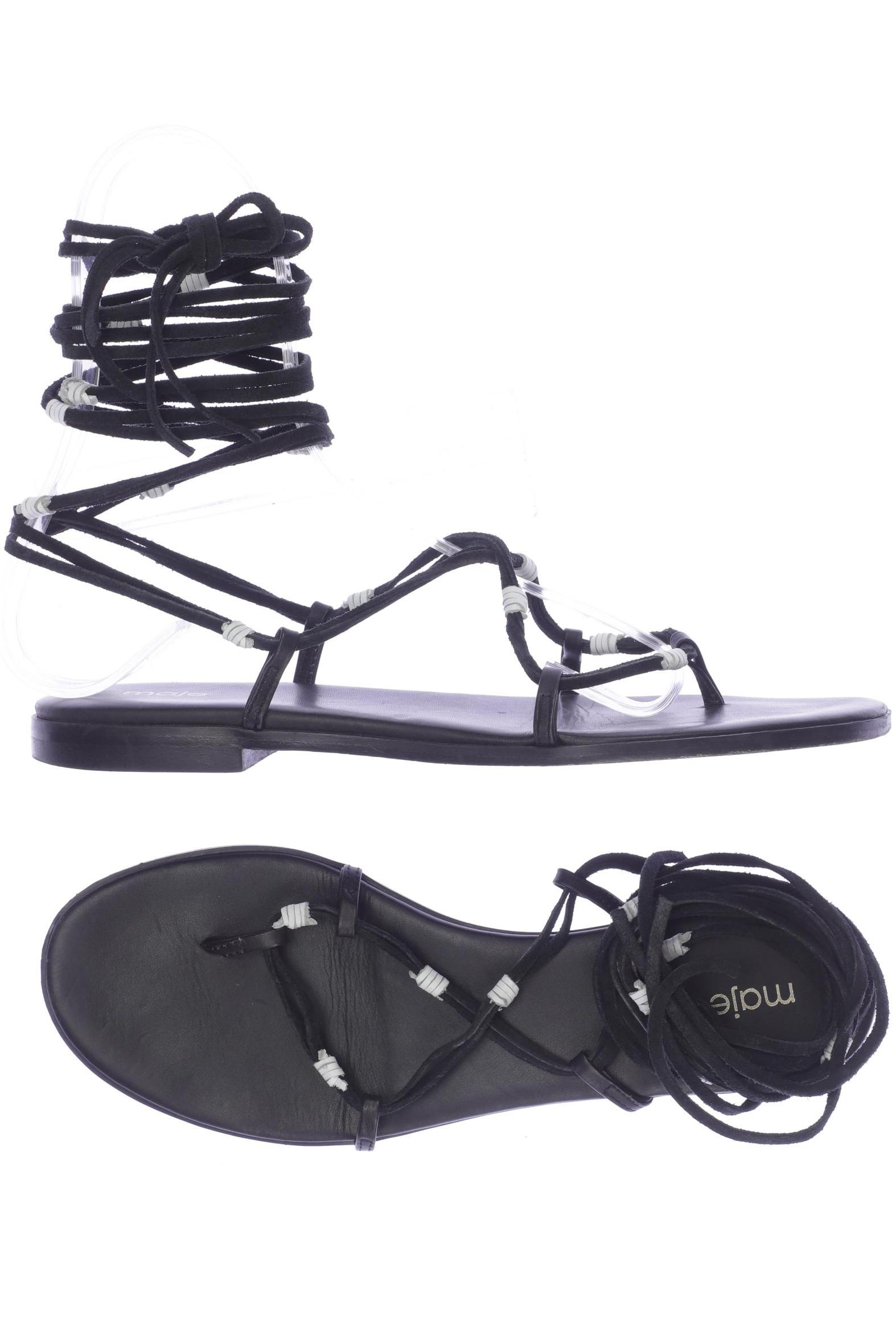

maje Damen Sandale, schwarz, Gr. 38