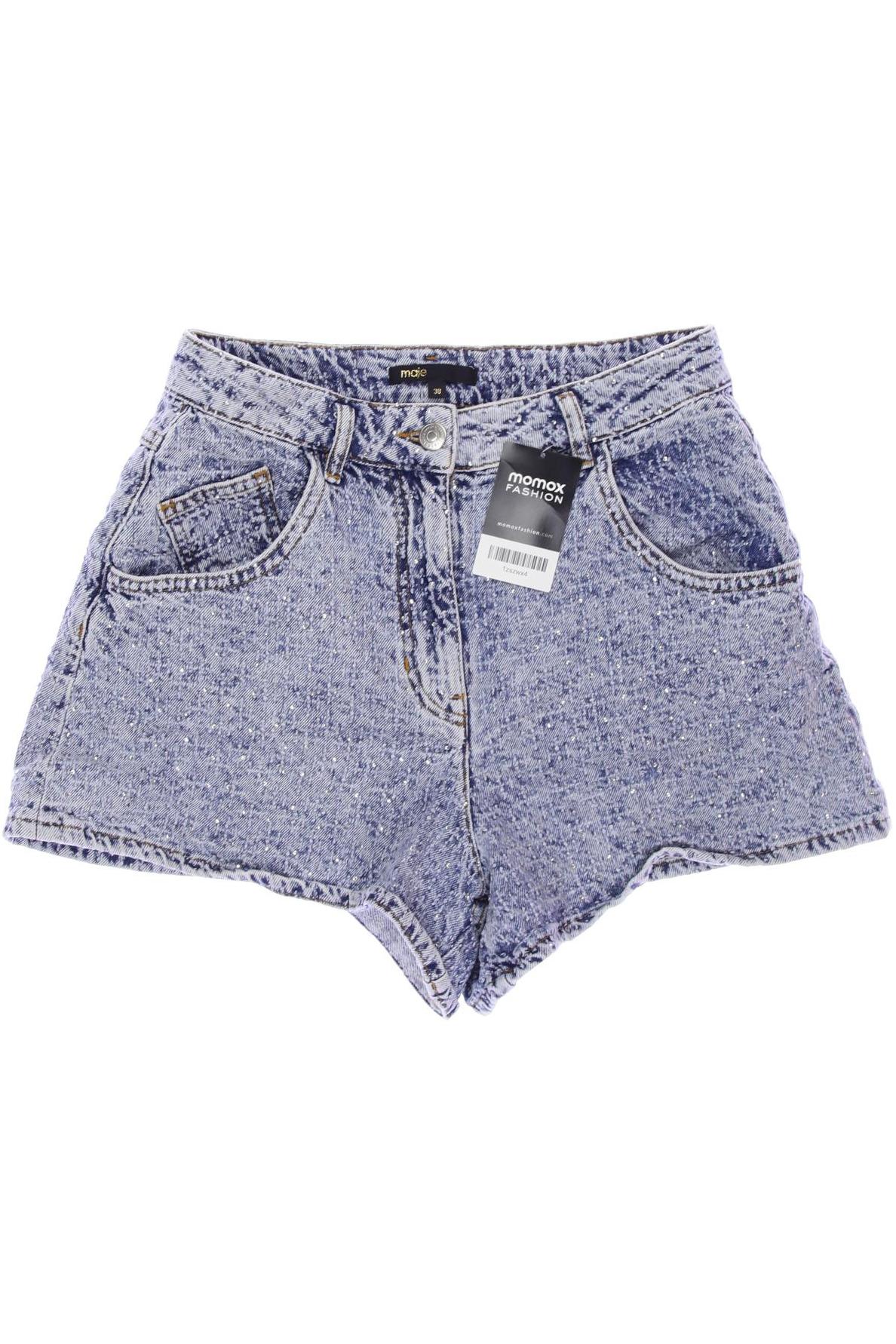 

maje Damen Shorts, blau, Gr. 38