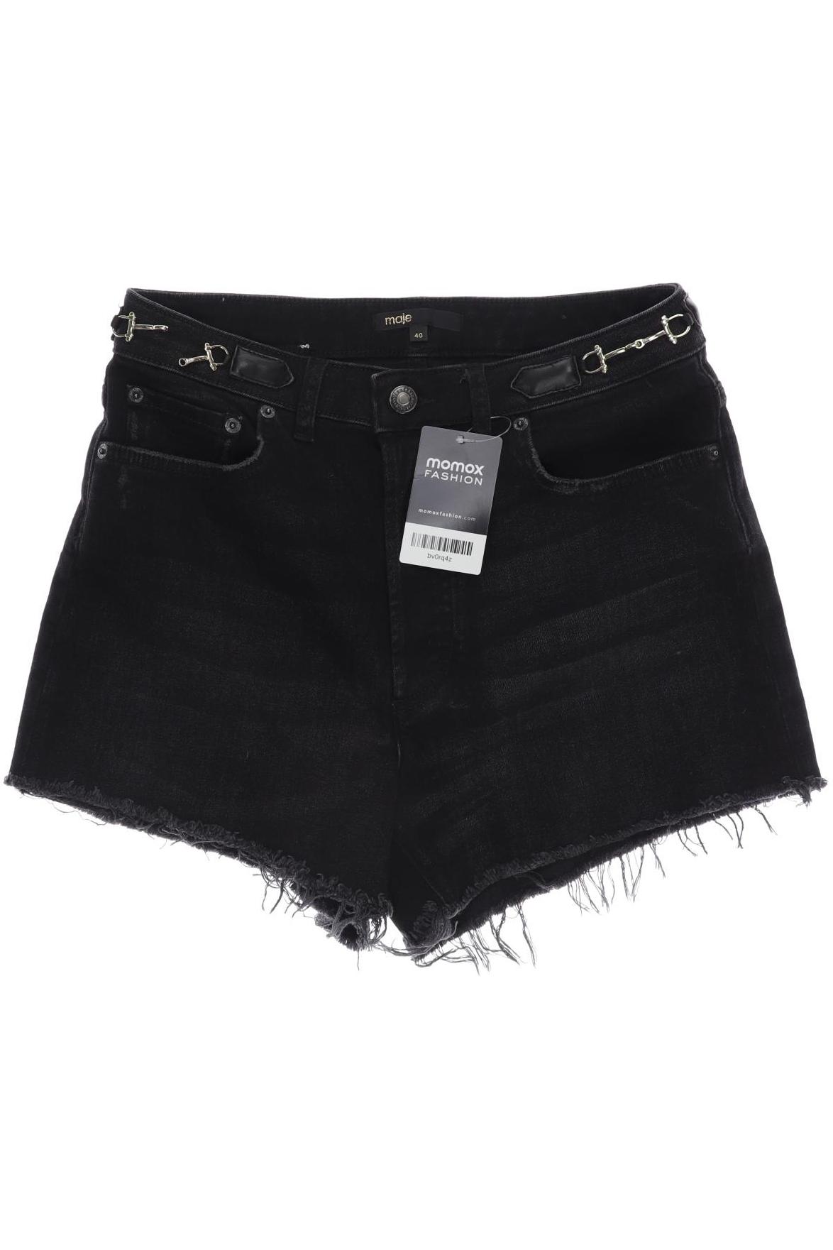 

maje Damen Shorts, schwarz, Gr. 40