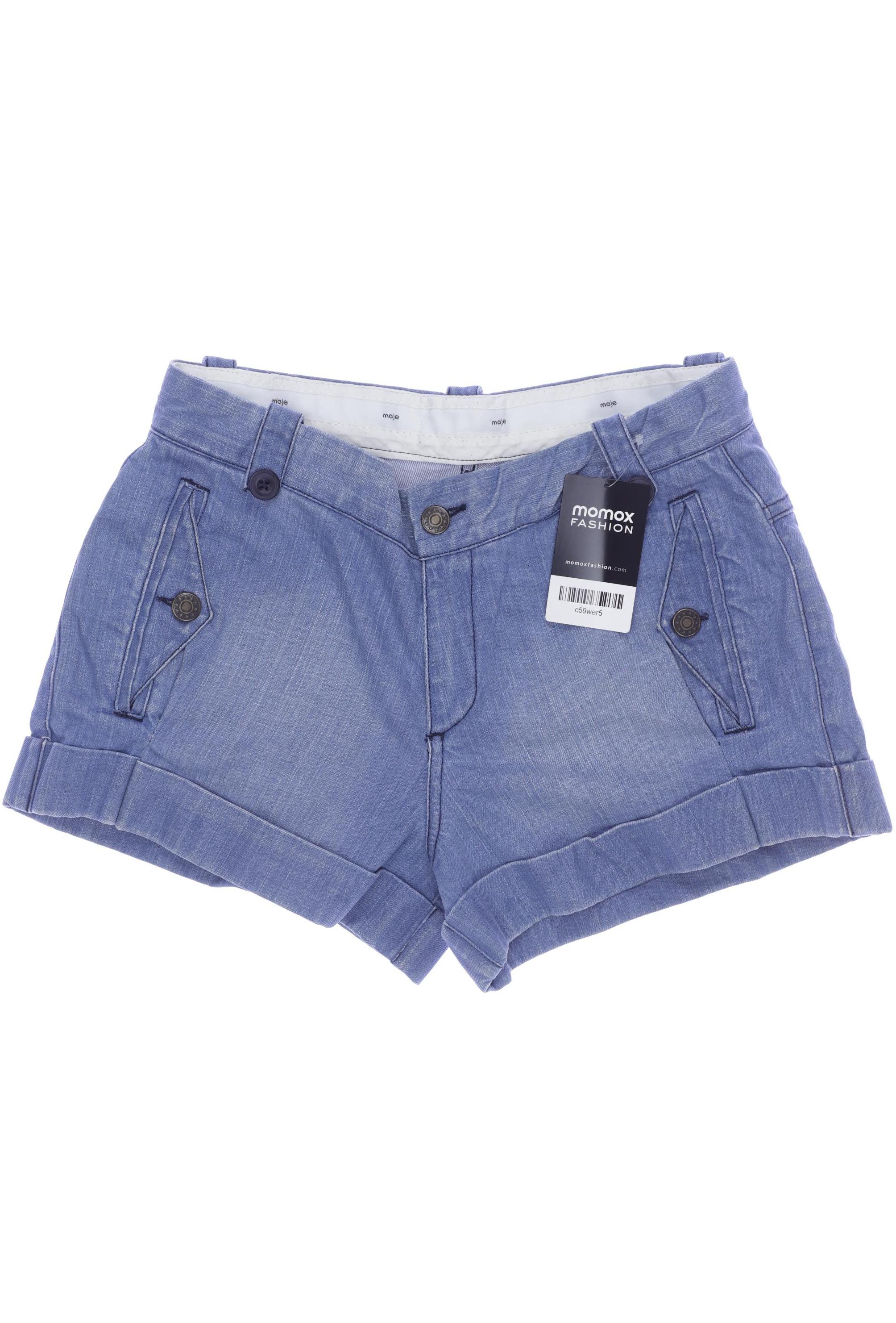 

maje Damen Shorts, blau, Gr. 36