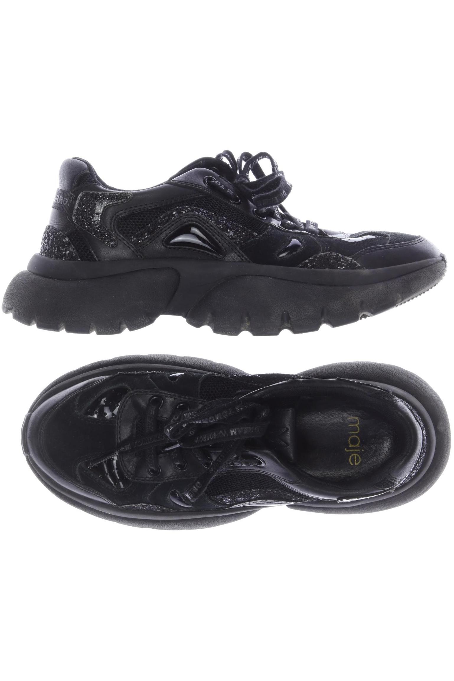 

maje Damen Sneakers, schwarz, Gr. 37