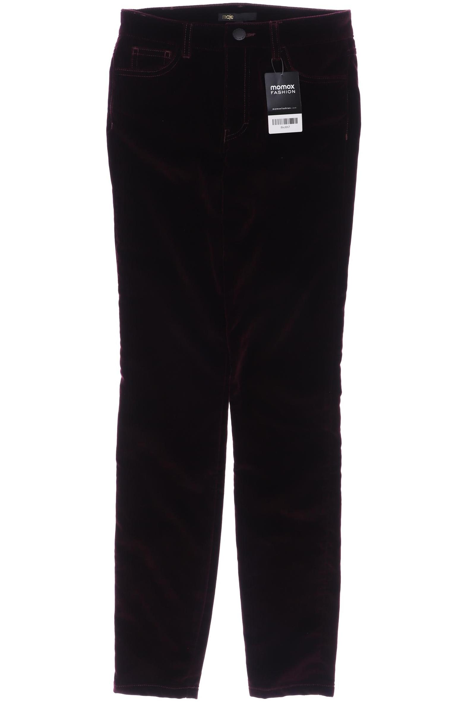 

maje Damen Stoffhose, bordeaux