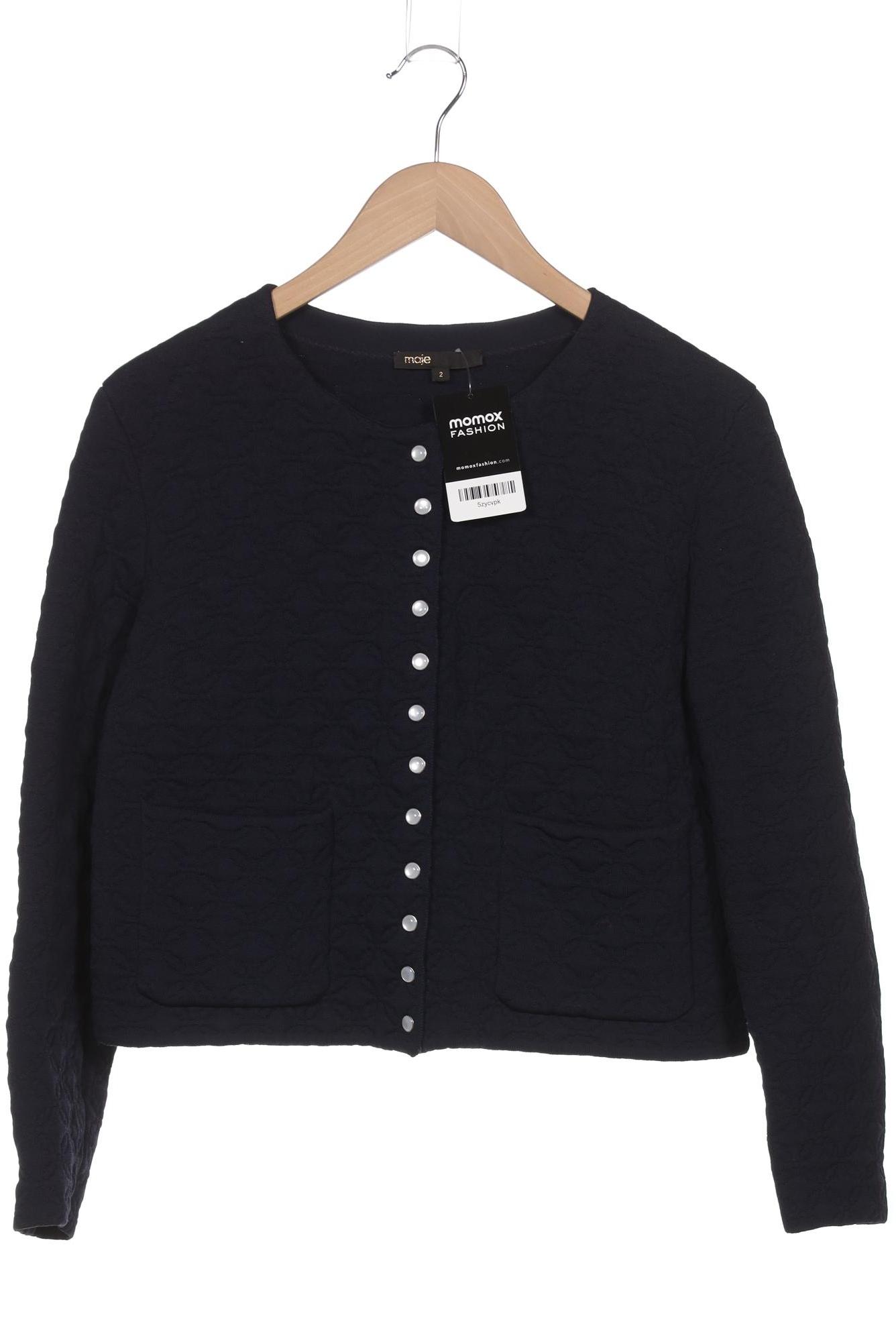 

maje Damen Strickjacke, marineblau, Gr. 38