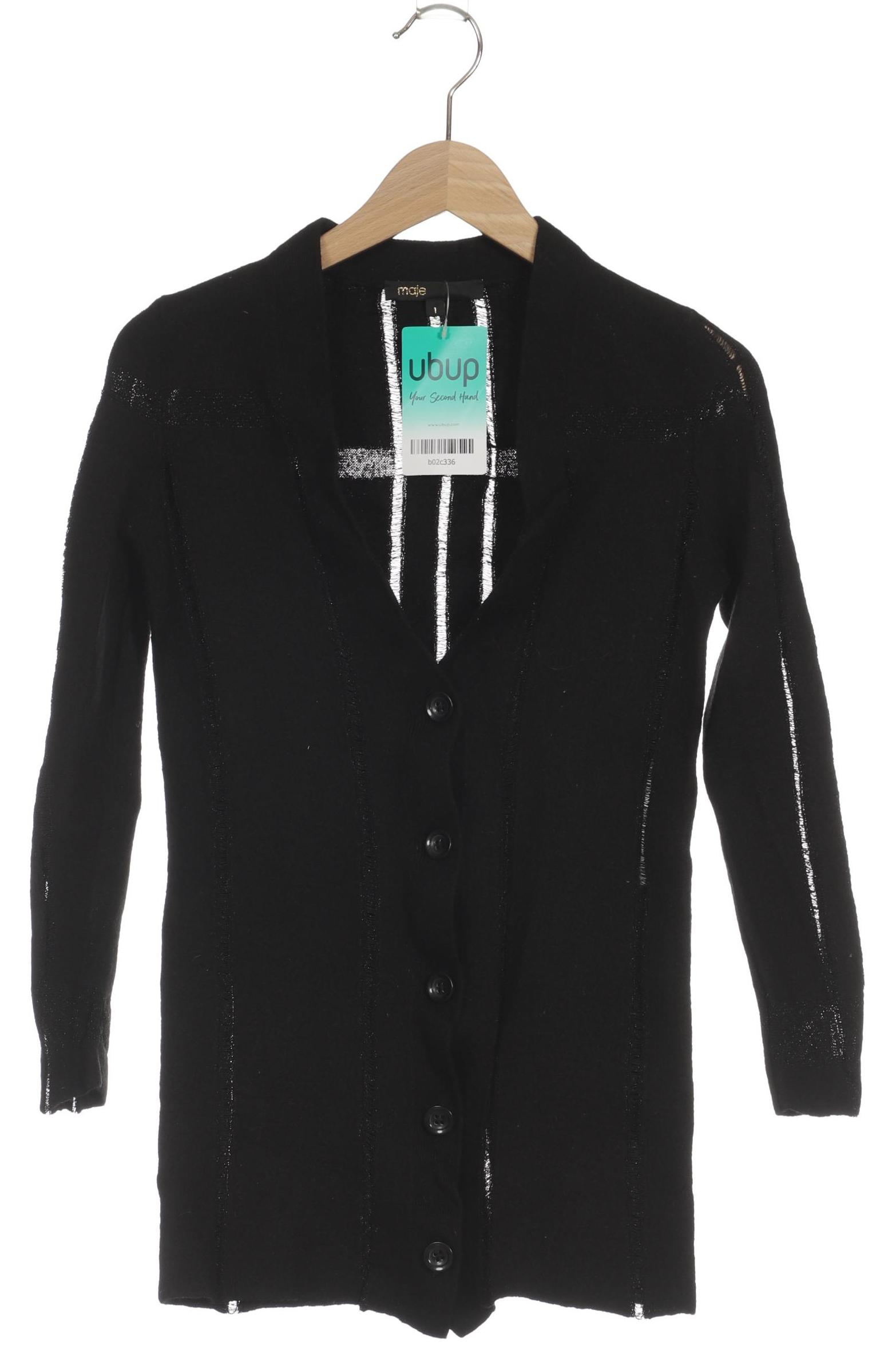 

maje Damen Strickjacke, schwarz, Gr.