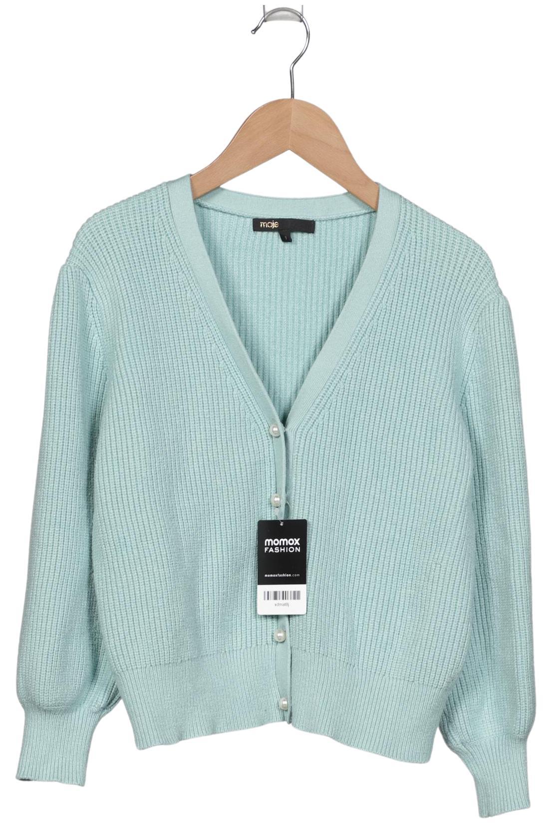 

maje Damen Strickjacke, hellblau, Gr. 36
