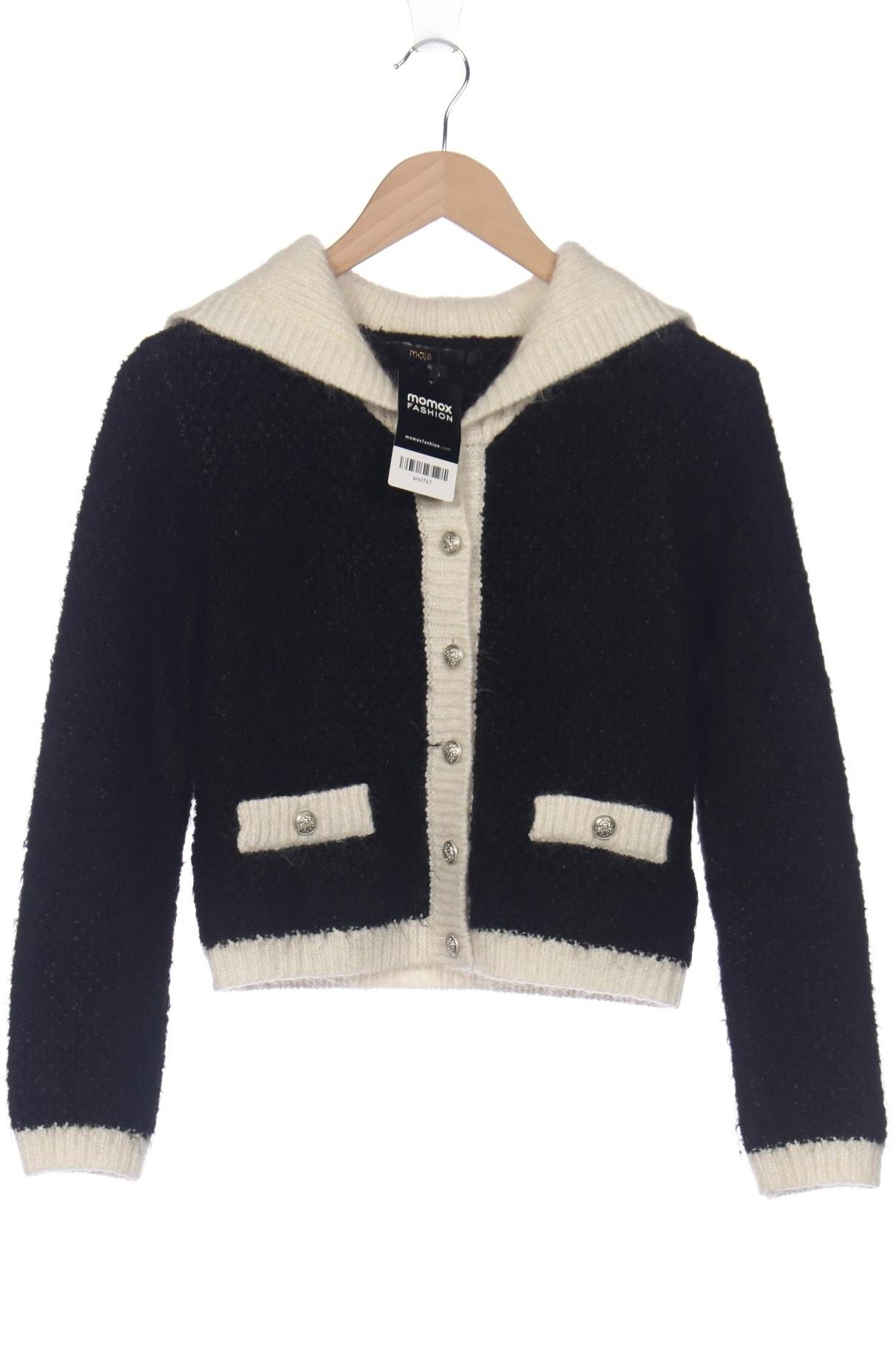 

maje Damen Strickjacke, schwarz, Gr. 36