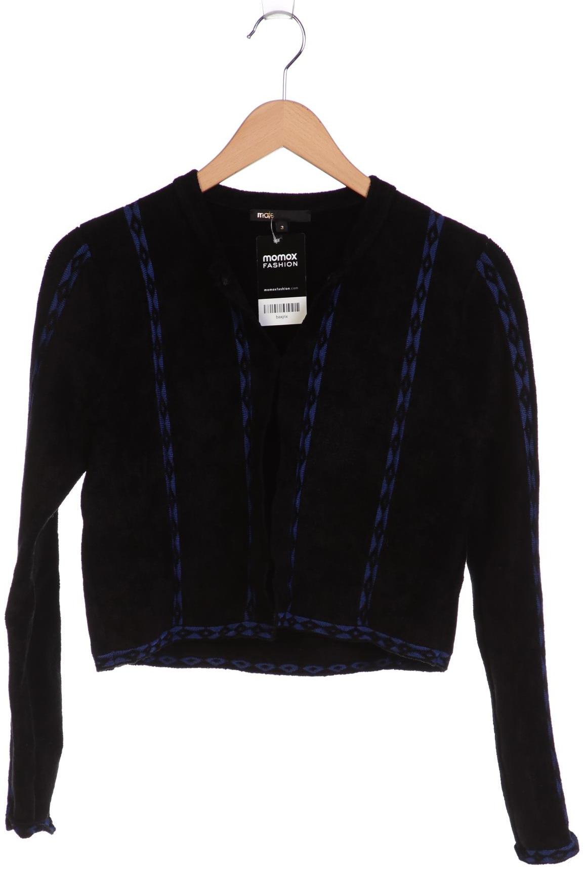 

maje Damen Strickjacke, schwarz, Gr. 42