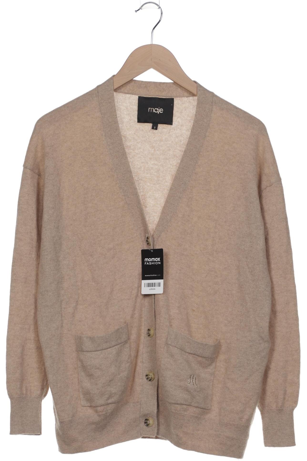 

maje Damen Strickjacke, beige, Gr. 38