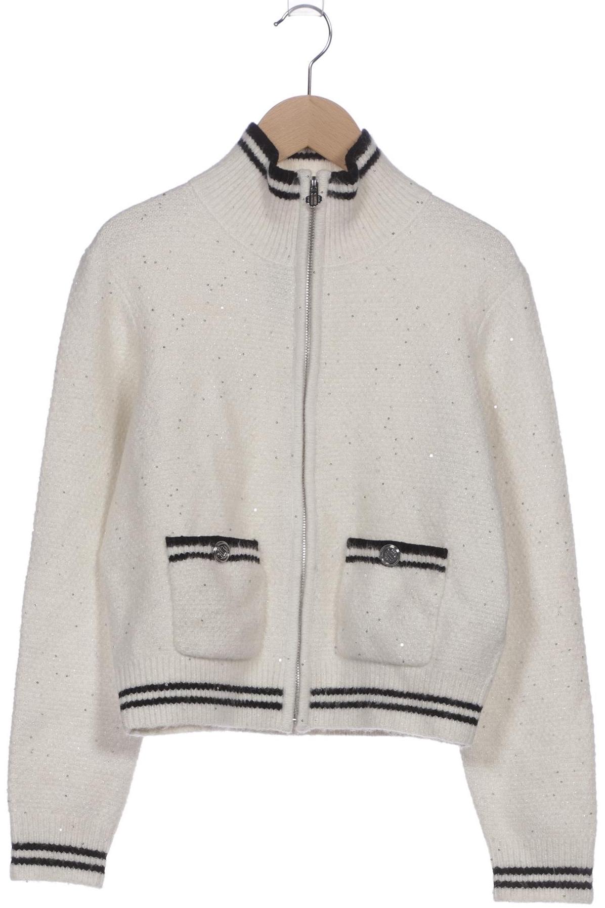 

maje Damen Strickjacke, weiß, Gr. 36