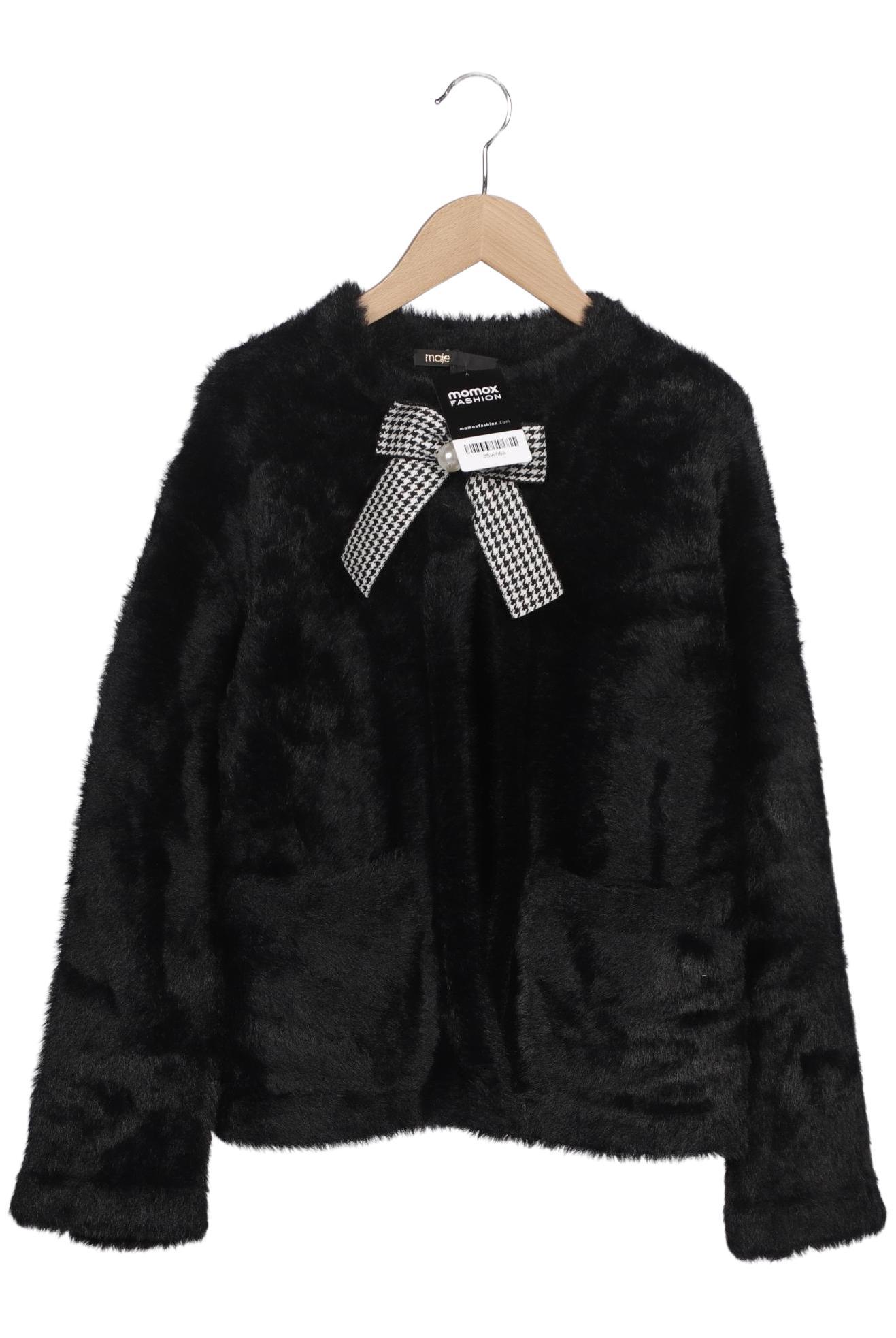 

maje Damen Strickjacke, schwarz, Gr. 38