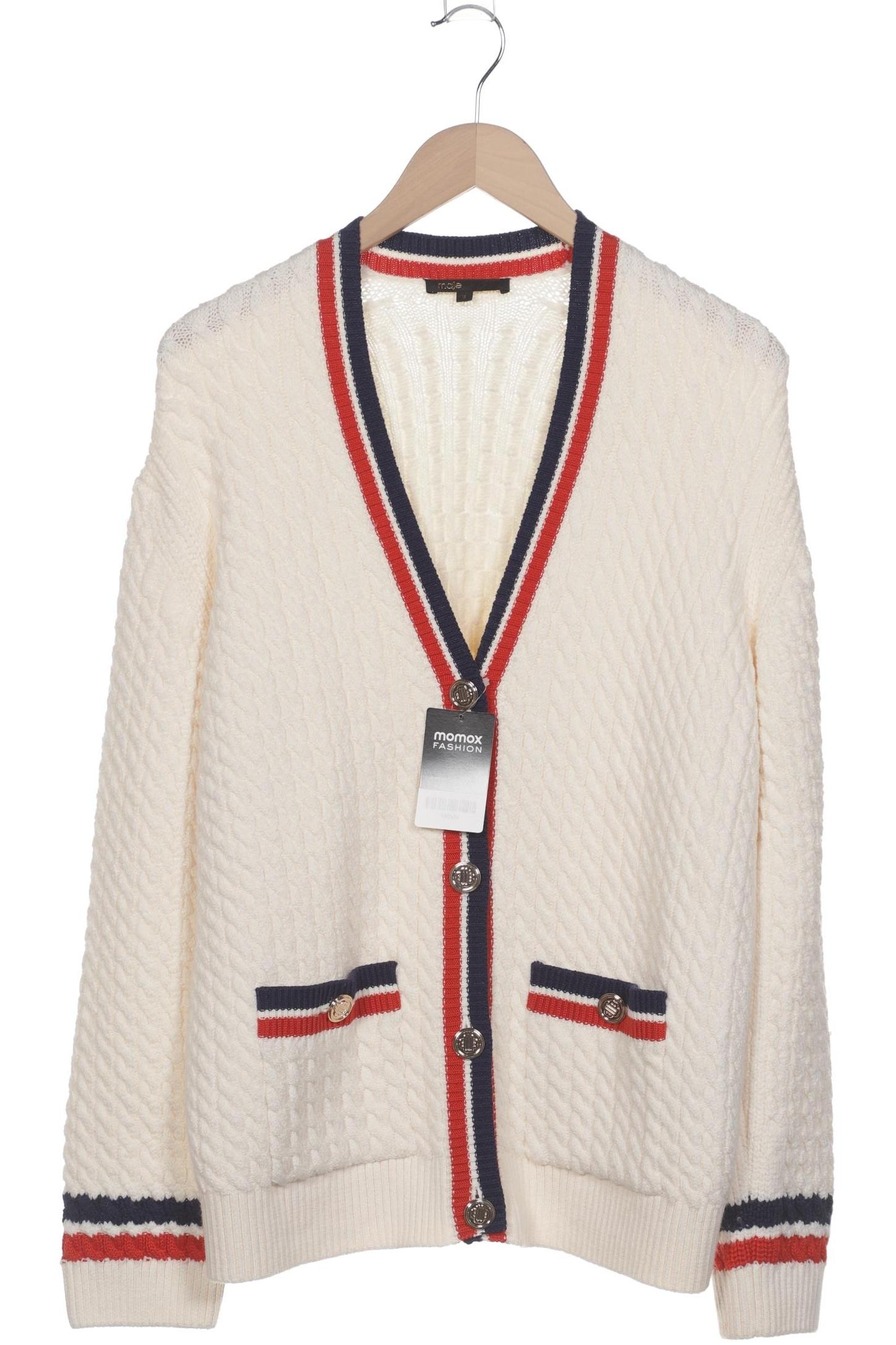 

maje Damen Strickjacke, cremeweiß, Gr. 42