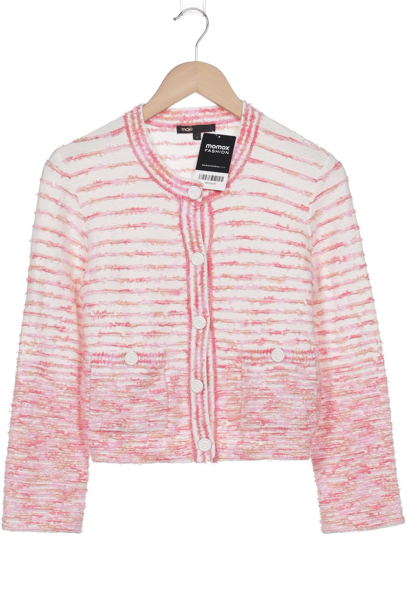 

maje Damen Strickjacke, pink, Gr. 36