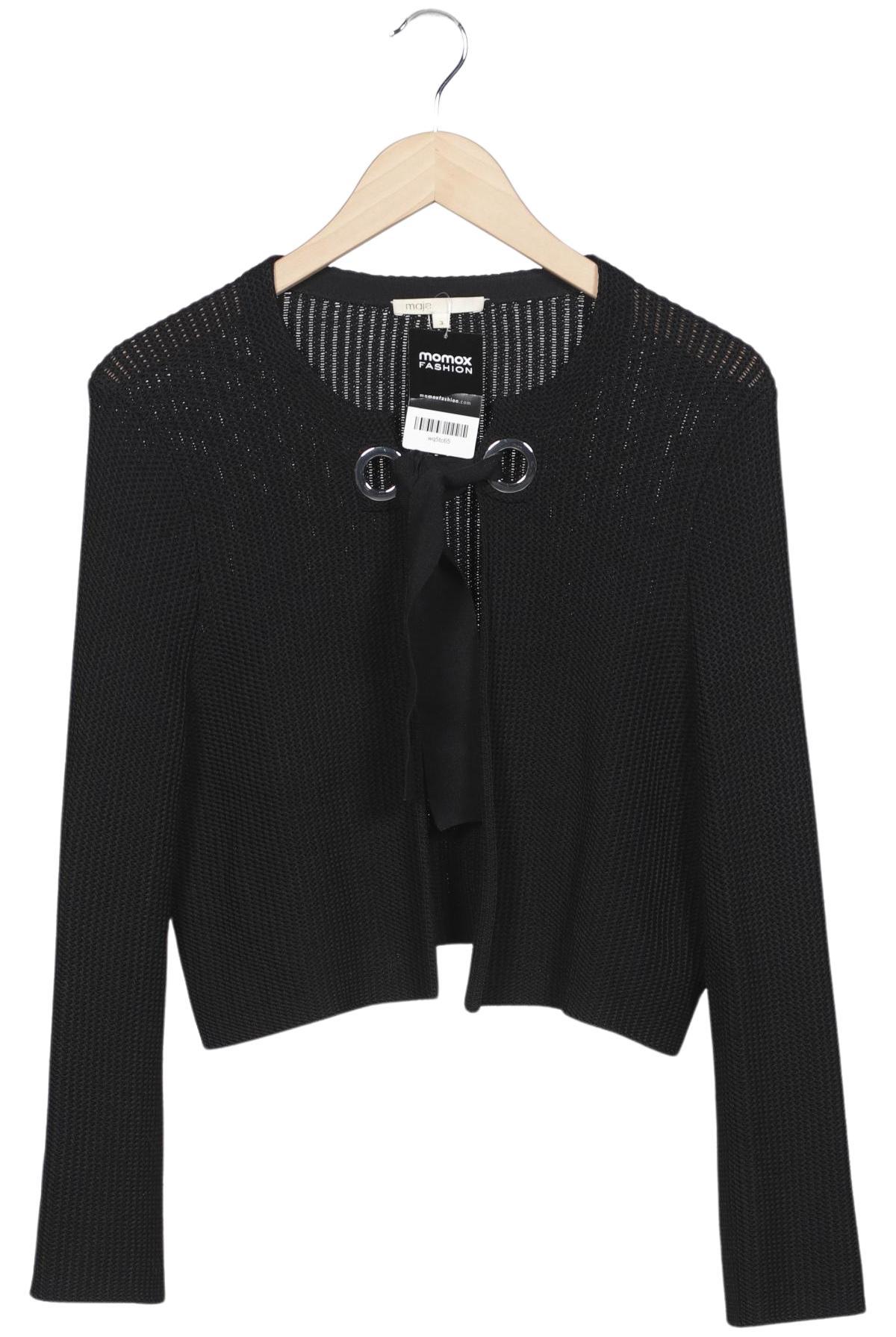 

maje Damen Strickjacke, schwarz, Gr. 42