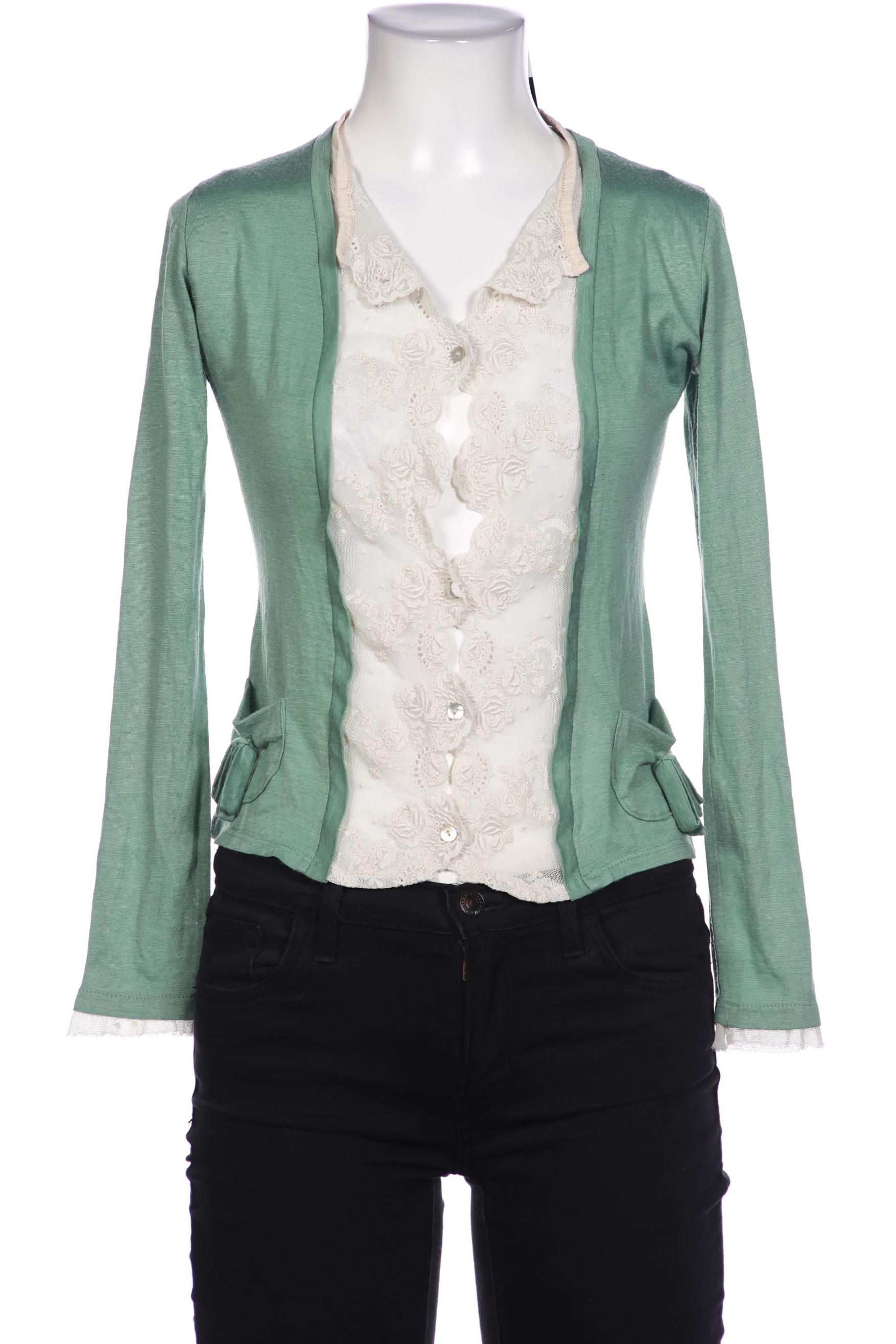 

maje Damen Strickjacke, grün, Gr. 36