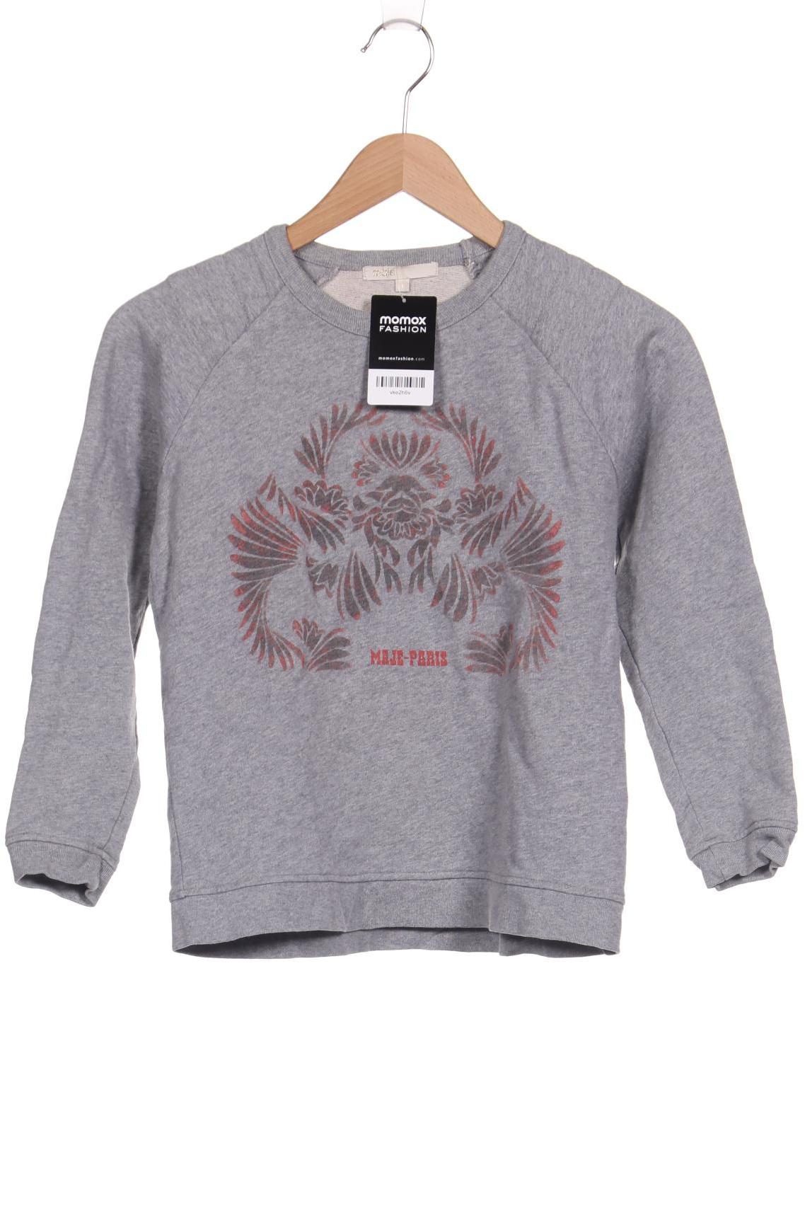 

maje Damen Sweatshirt, grau, Gr. 36