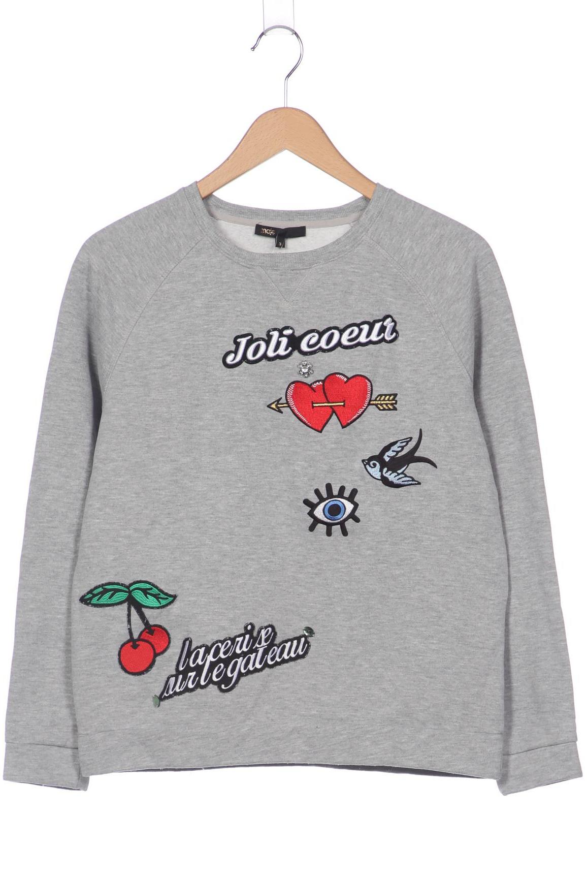 

maje Damen Sweatshirt, grau, Gr. 42