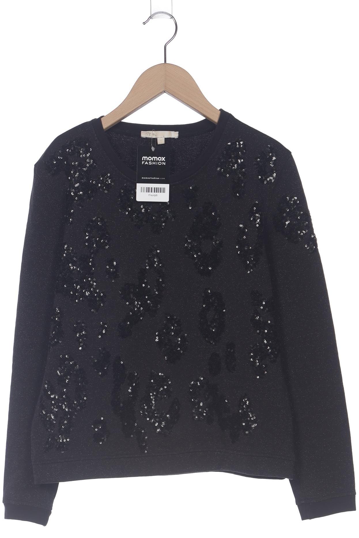 

maje Damen Sweatshirt, schwarz, Gr. 36