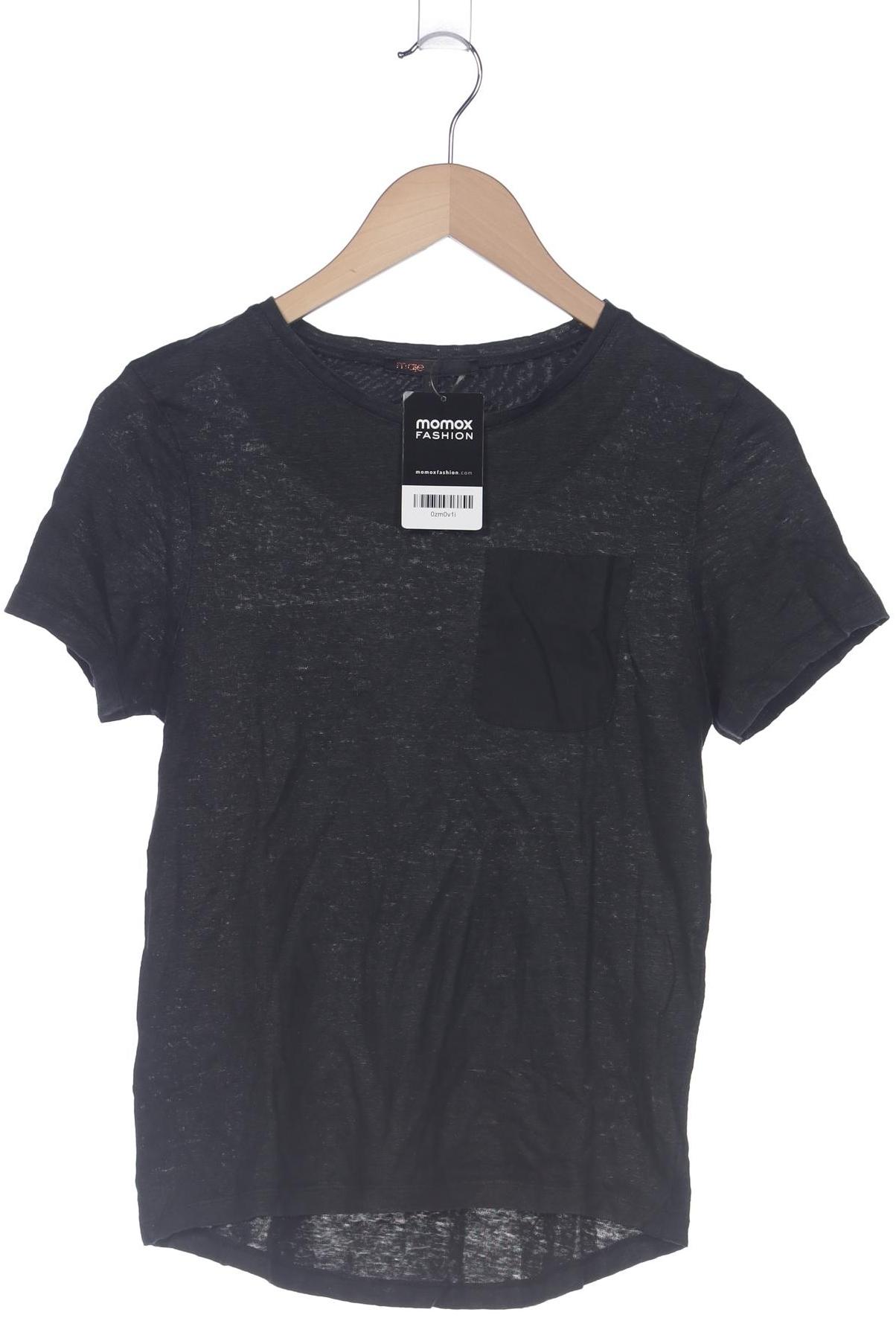 

maje Damen T-Shirt, schwarz, Gr. 36