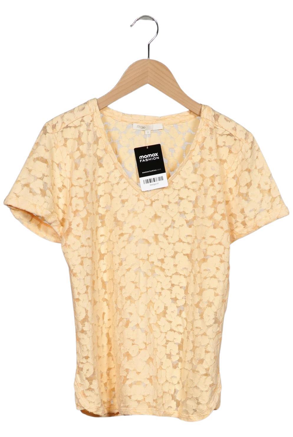 

maje Damen T-Shirt, beige, Gr. 38