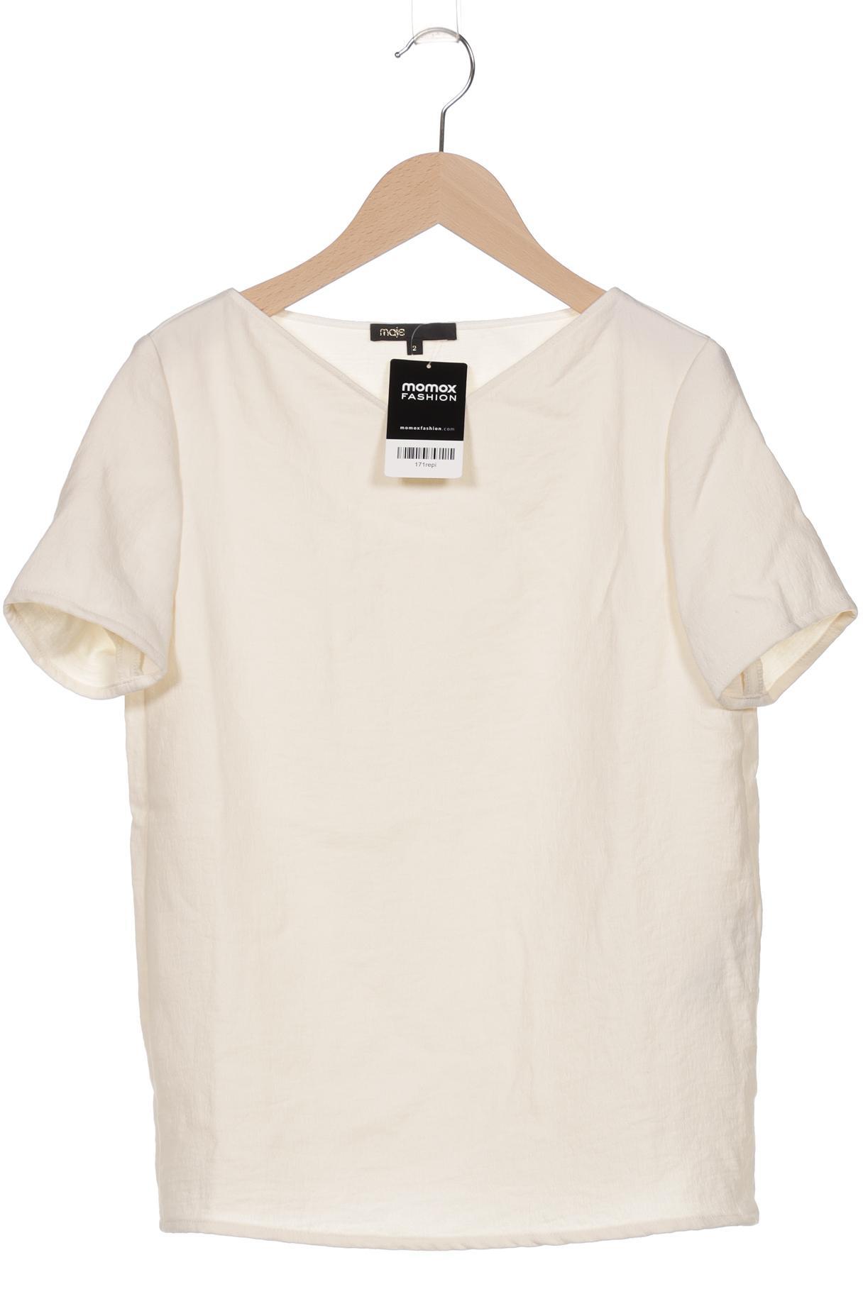 

maje Damen T-Shirt, cremeweiß, Gr. 38