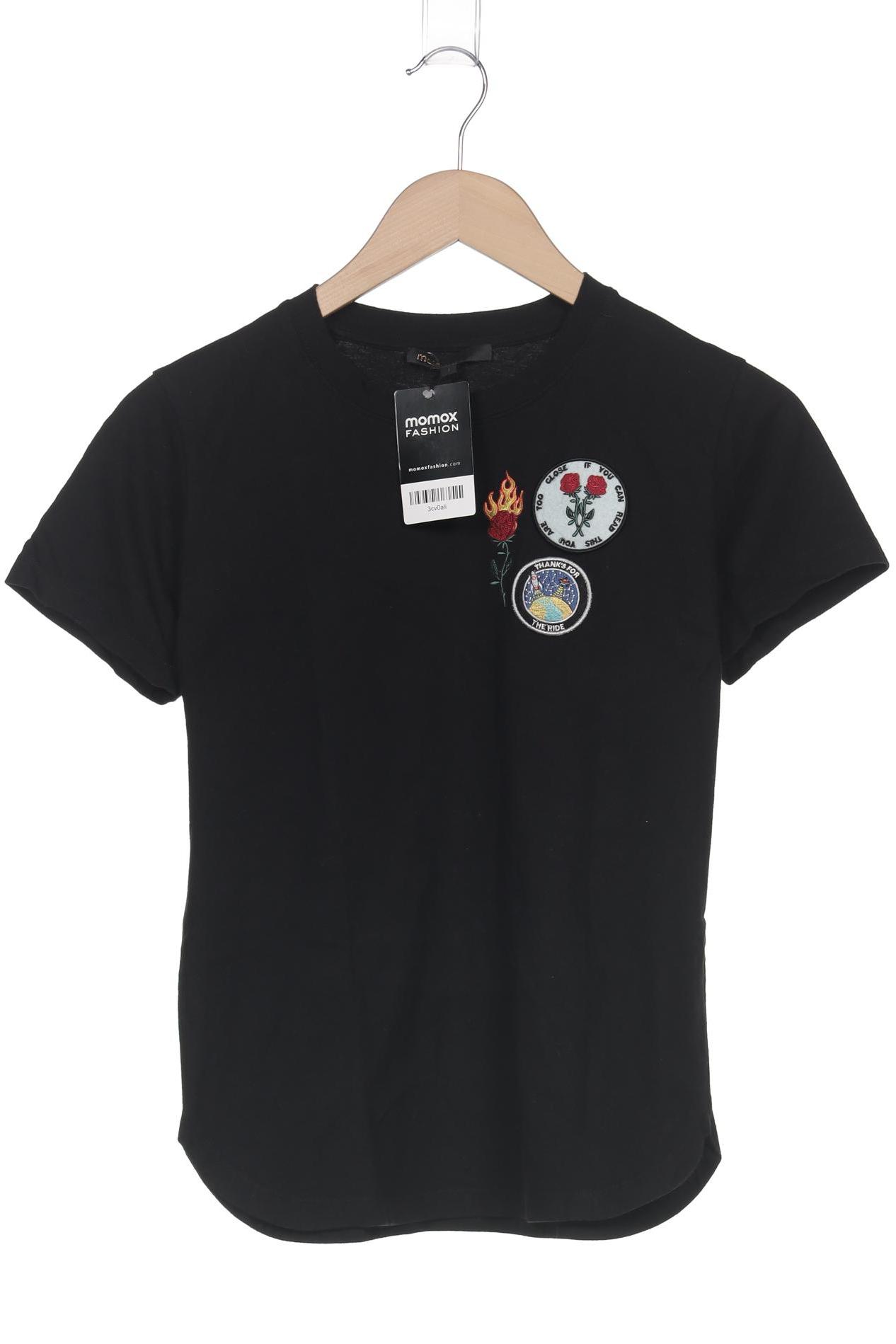 

maje Damen T-Shirt, schwarz, Gr. 36